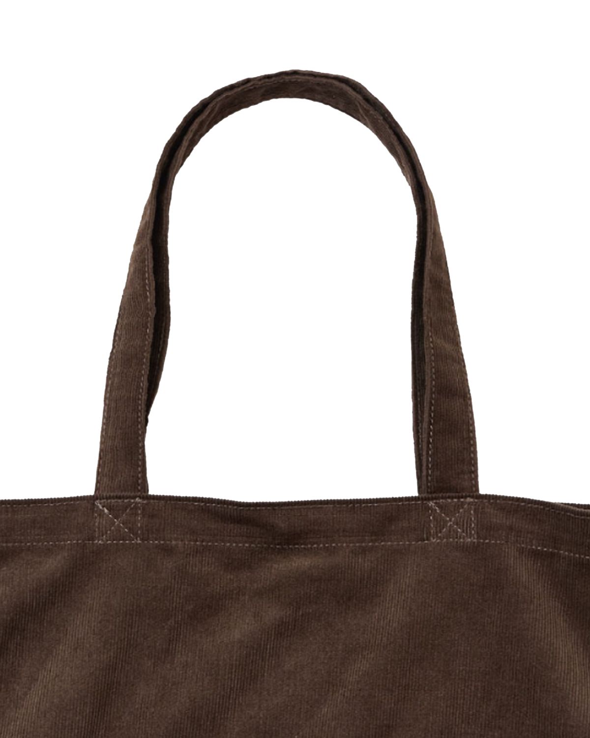 더뮤지엄비지터(THEMUSEUMVISITOR) THE MUSEUM VISTIOR COLLECTION 2023-2024 CORDUROY ECO BAG (BROWN)