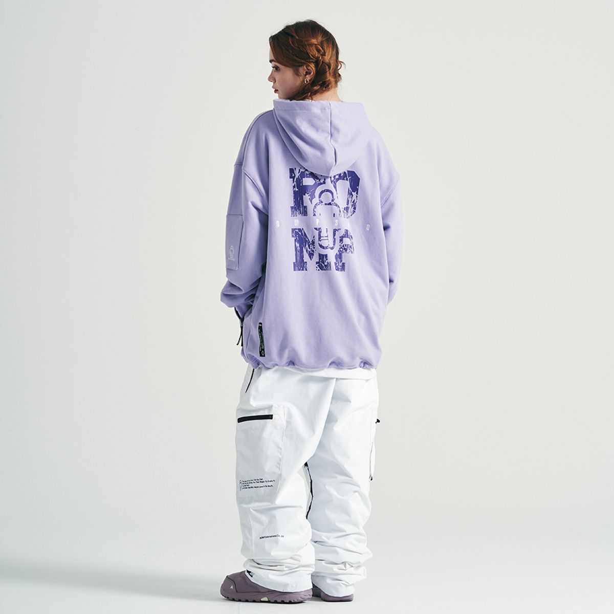 롬프(ROMP) TF CRACK HOODIE (LAVENDER)