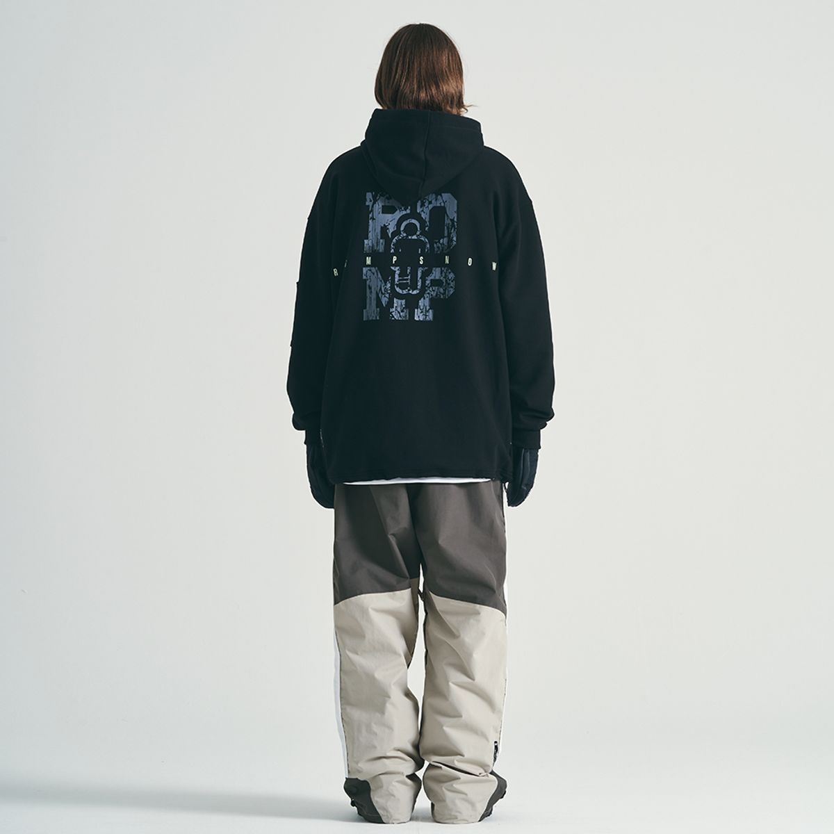 롬프(ROMP) TF CRACK HOODIE (BLACK)