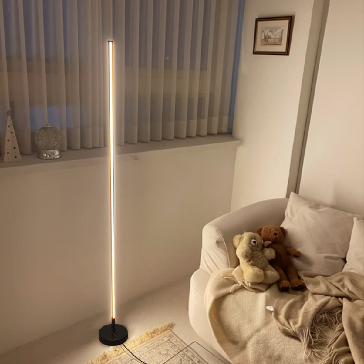 헤이루미(HEILUMI) 플로어 슬림 장스탠드 LED 조명 (2colors)