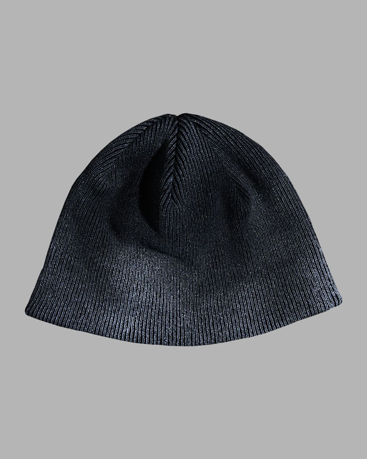 더뮤지엄비지터(THEMUSEUMVISITOR) LOGO STITCHED SPRAY PRINTED BEANIE (BLACK)
