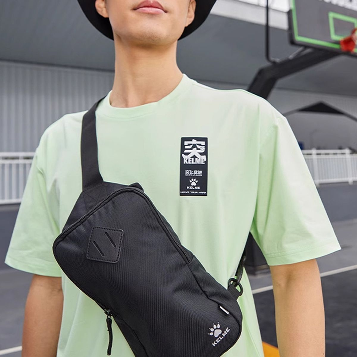 켈미(KELME) 8301BB5039 스포츠 숄더 백 Black