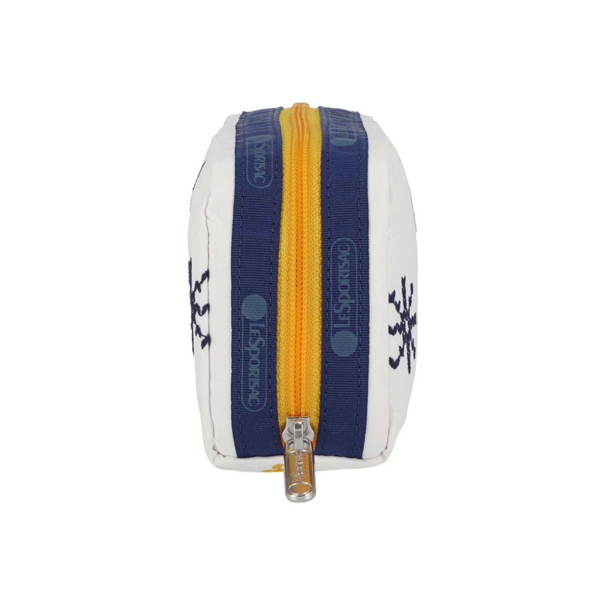 레스포색(LESPORTSAC) 페어 아일 아이보리 엠브로이더리 렉탱귤러 코스메틱 파우치 [6511.E951]