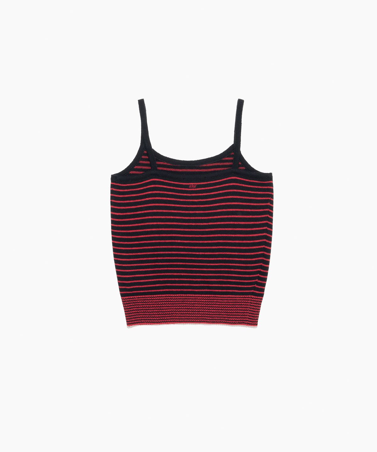 튜드먼트(TTUDEMENT) STRIPE SLEEVELESS KNIT TOP NAVY