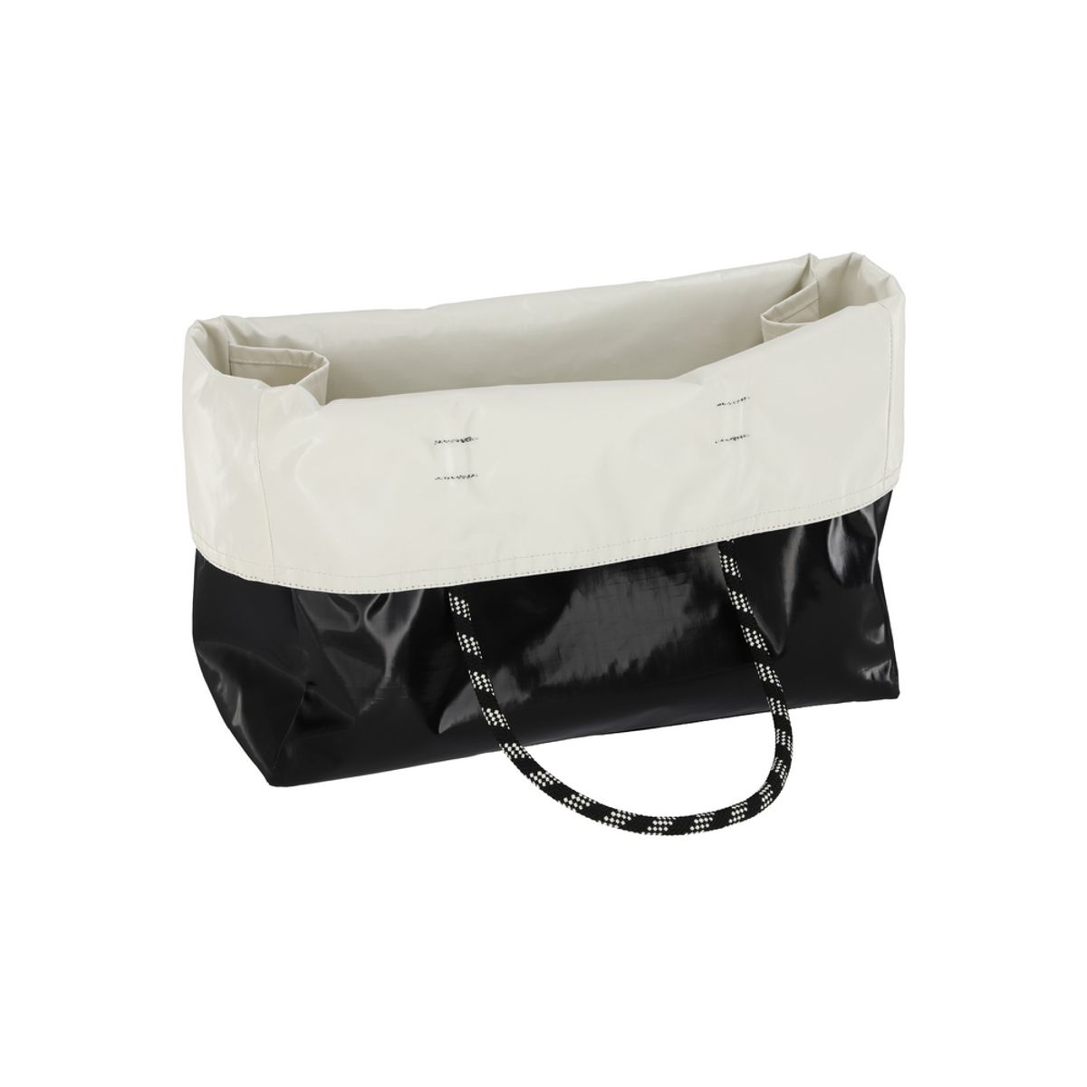 레스포색(LESPORTSAC) 블랙/펄 샤인 라지 투웨이 토트백 [1113.C503]
