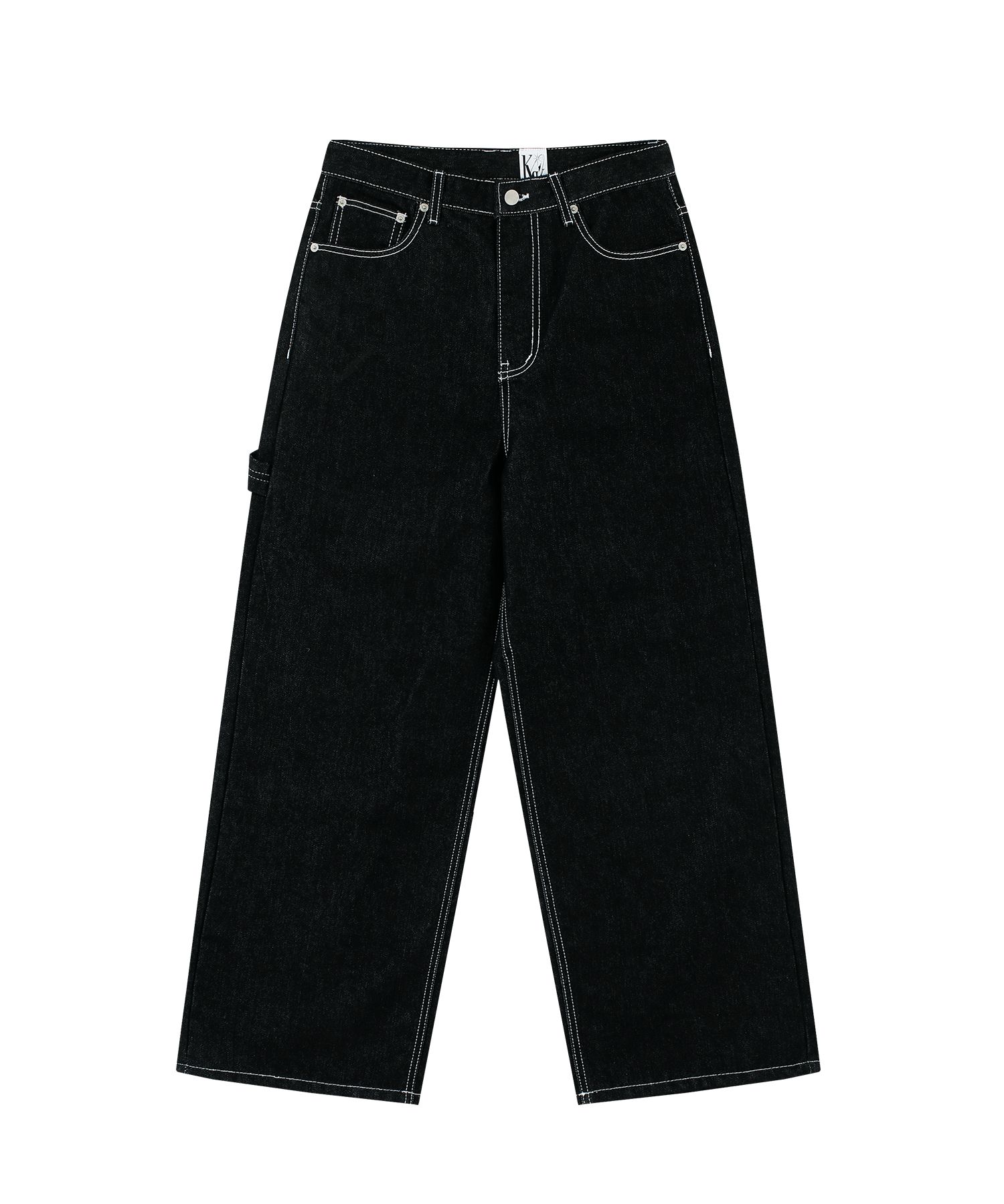 【Kashiko】Embroidered Washing Denim Pants☆大人気☆ Kashiko】Embroidered Washing Denim Pants (Kashiko/デニム
