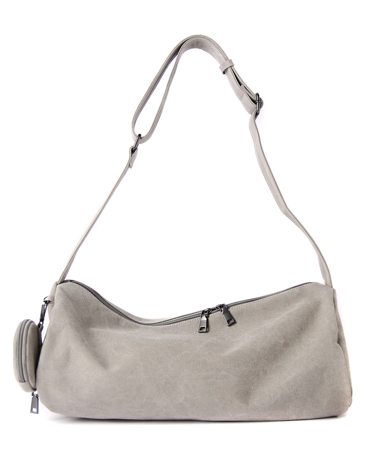 바이모스(BYMOSS) Hammer canvas crossbag - Beige