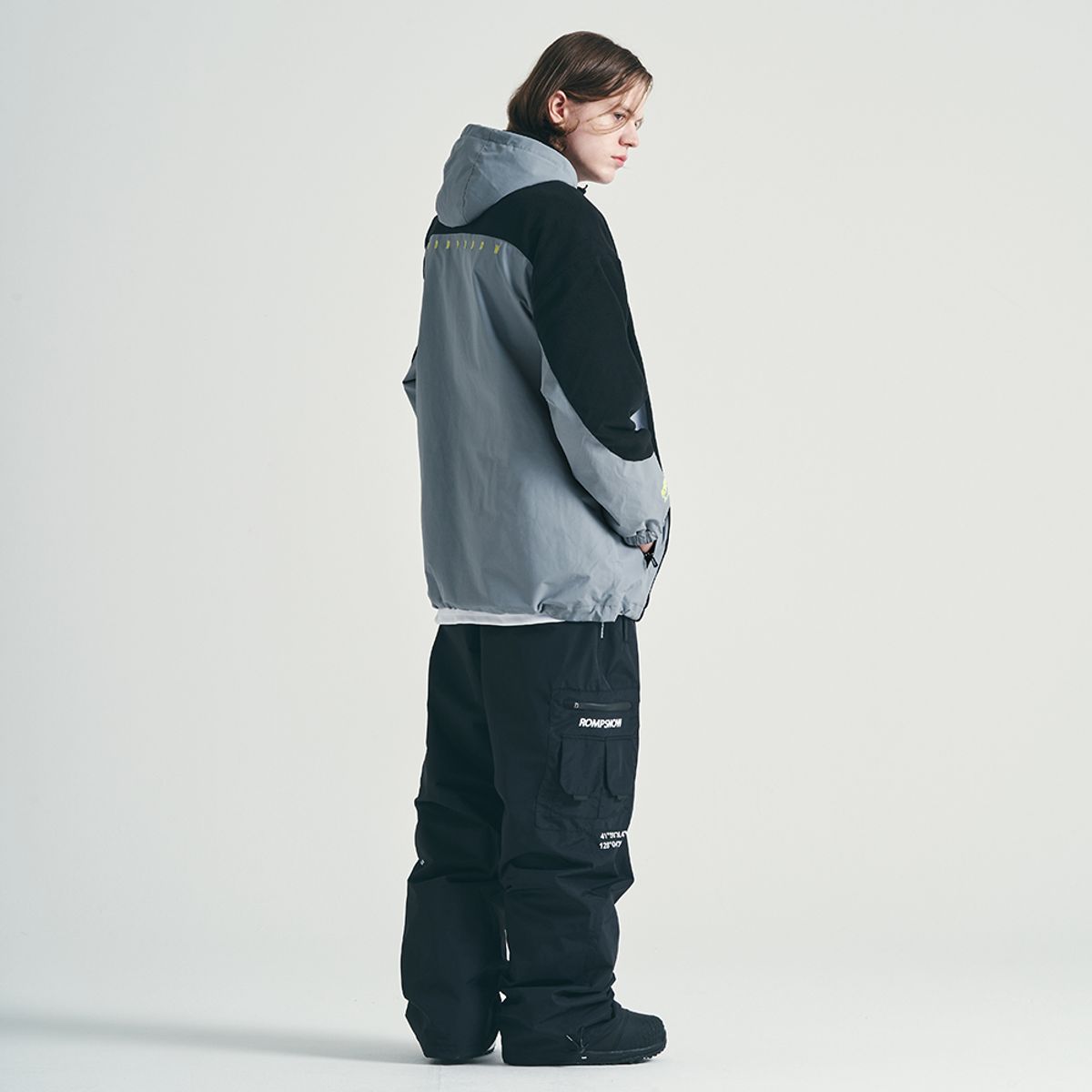 롬프(ROMP) TF FLEECE ANORAK (GRAY)