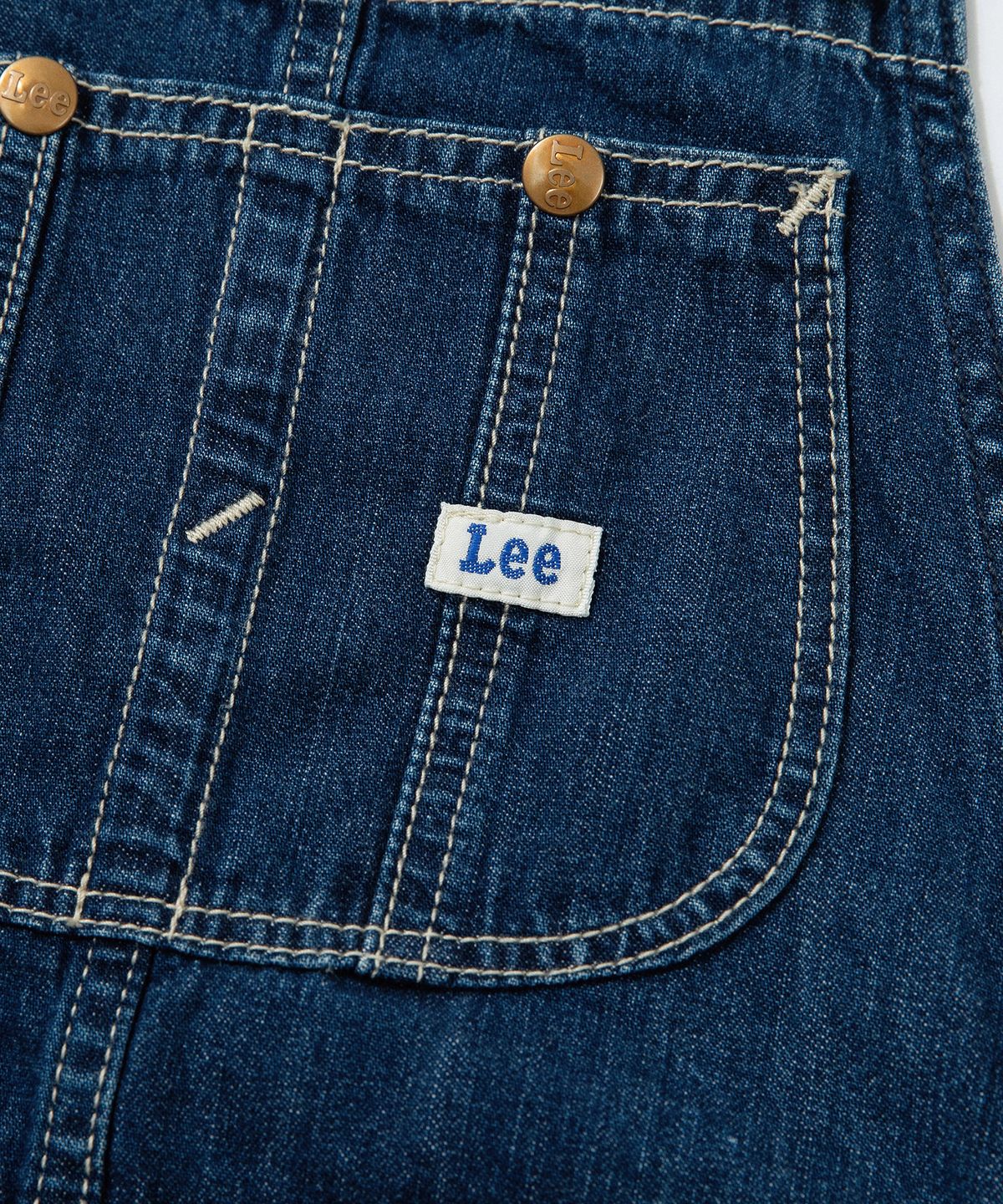 리 키즈(LEE KIDS) [던가리스] 키즈 오버롤 스커트 인디고 미듐