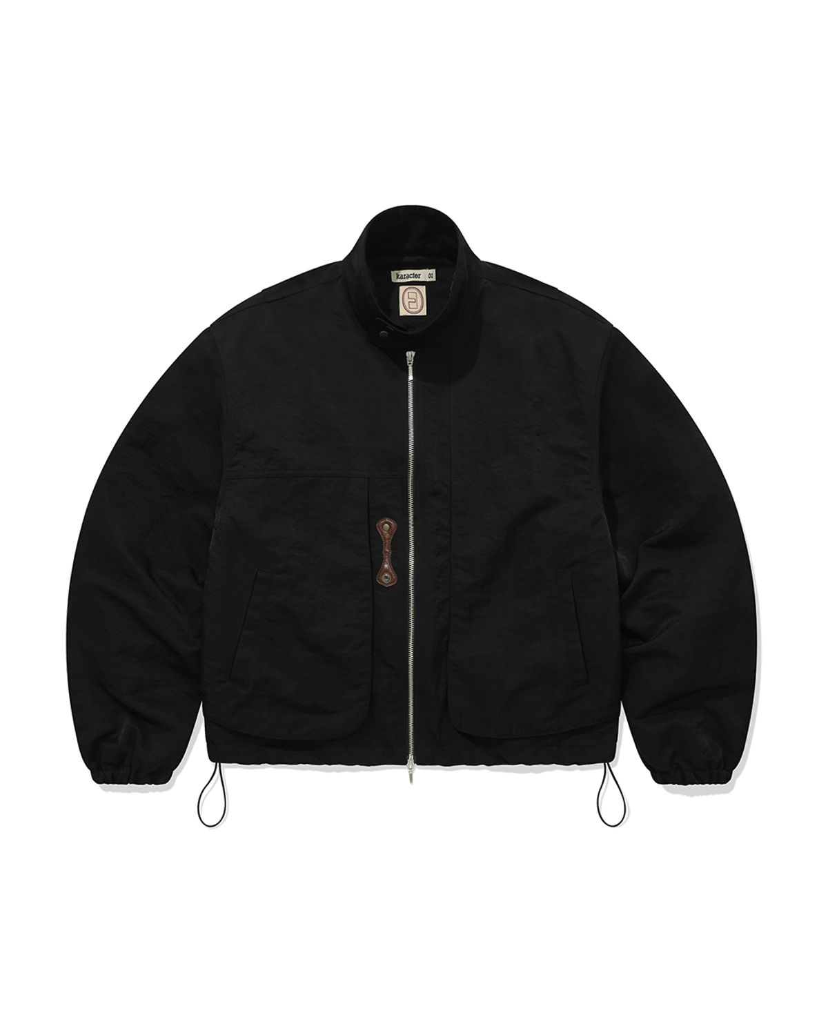 카락터(KARACTOR) Harrington blouson jacket / Black