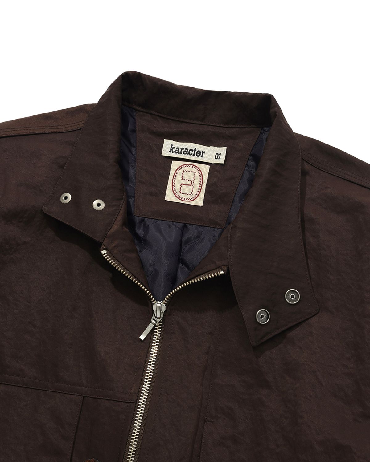 카락터(KARACTOR) Harrington blouson jacket / Brown
