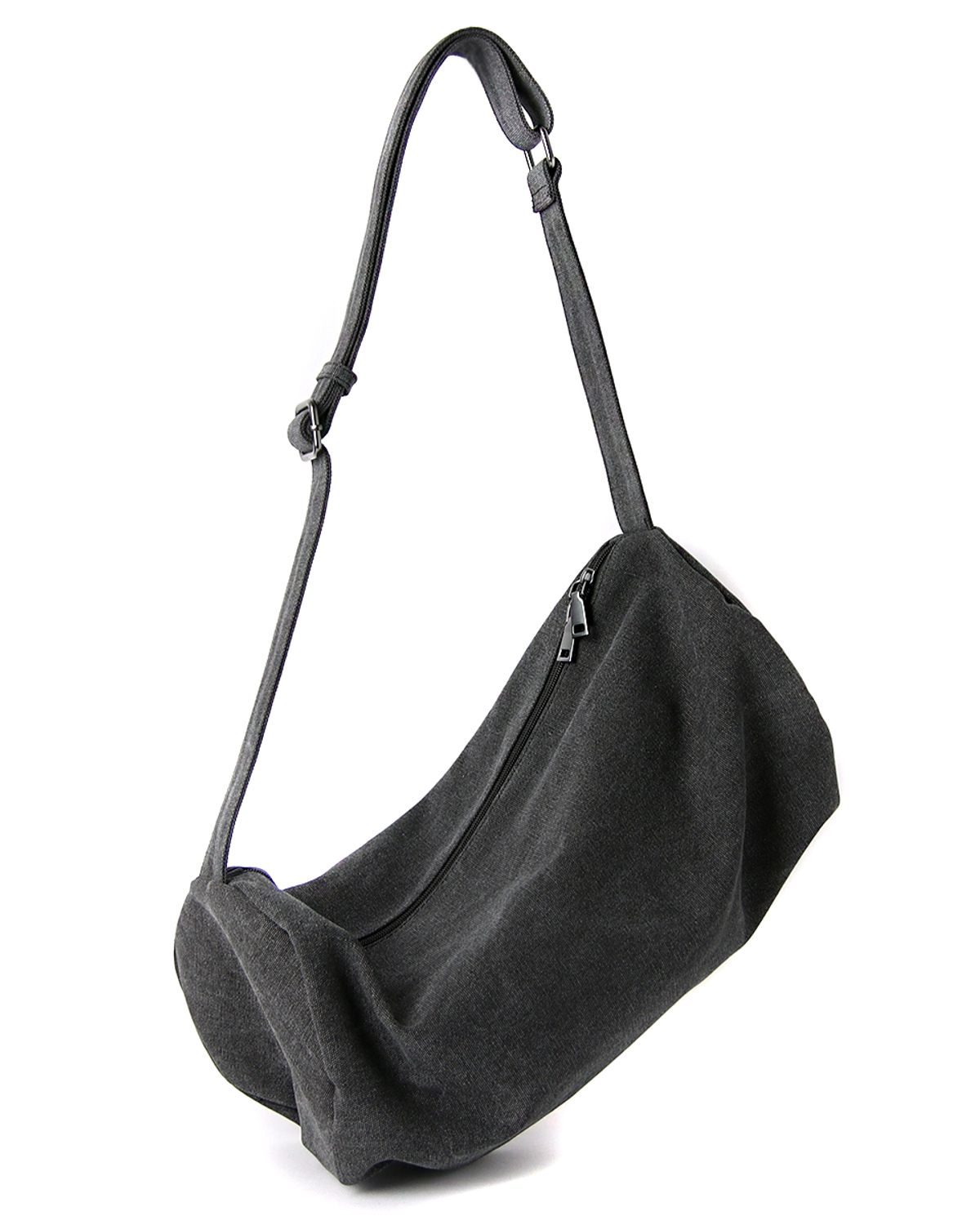 바이모스(BYMOSS) Hammer canvas crossbag - Grey