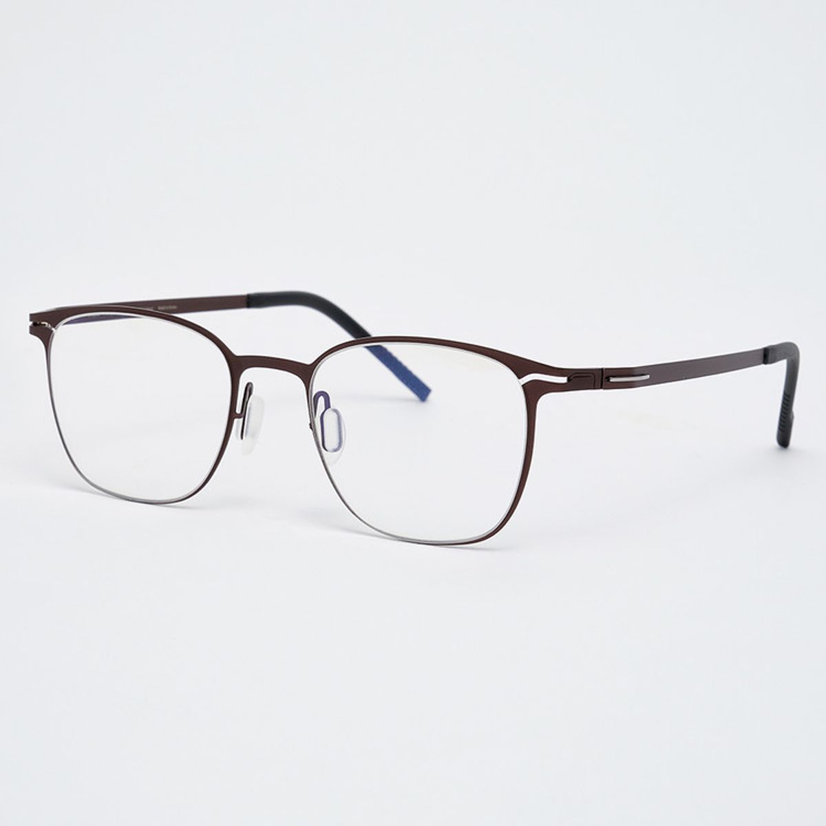 알로아이웨어(ALO EYEWEAR) [The air_flat] AL8306 1616M 초경량 오피서 스퀘어 브라운 안경테