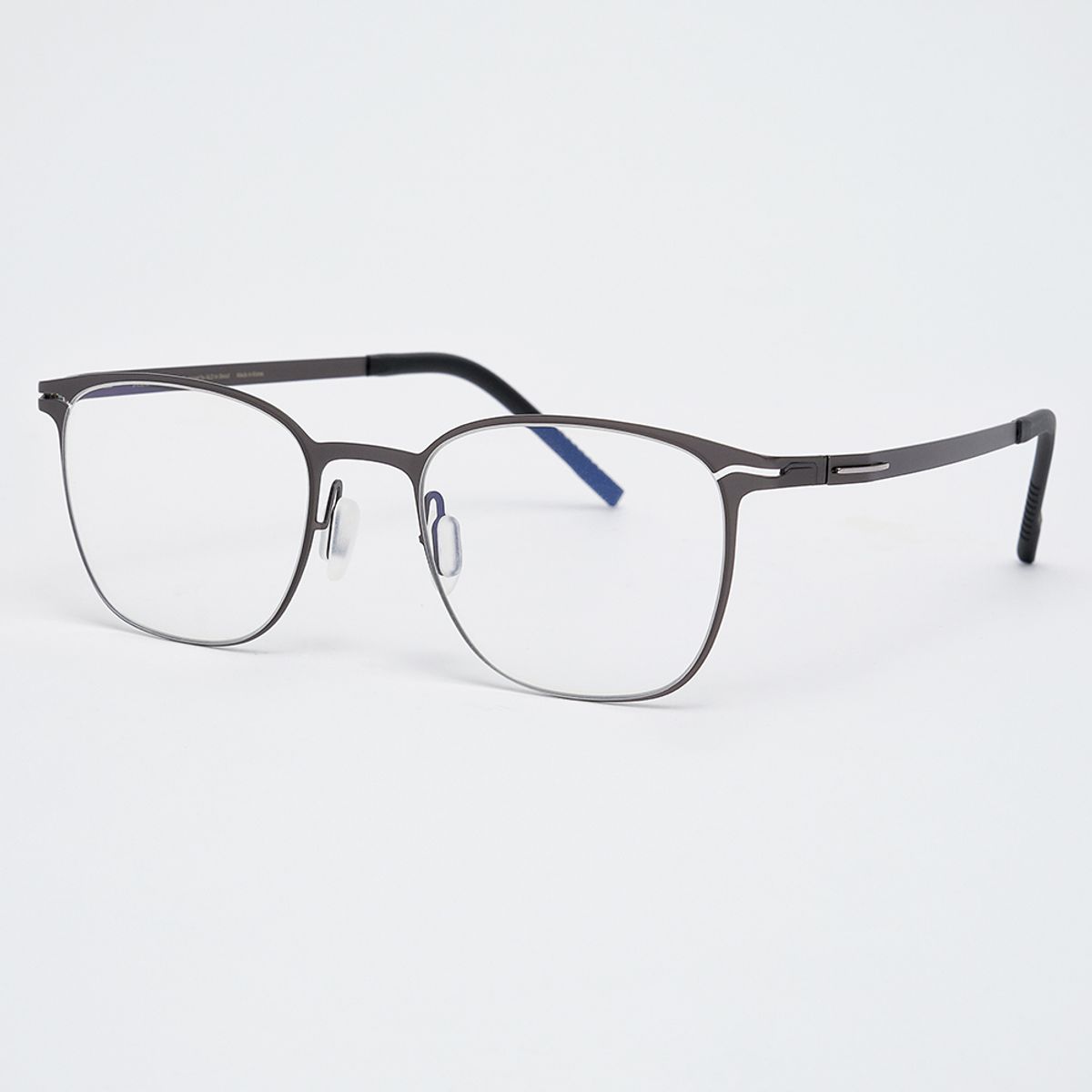 알로아이웨어(ALO EYEWEAR) [The air_flat] AL8306 1010M 초경량 오피서 스퀘어 그레이 안경테