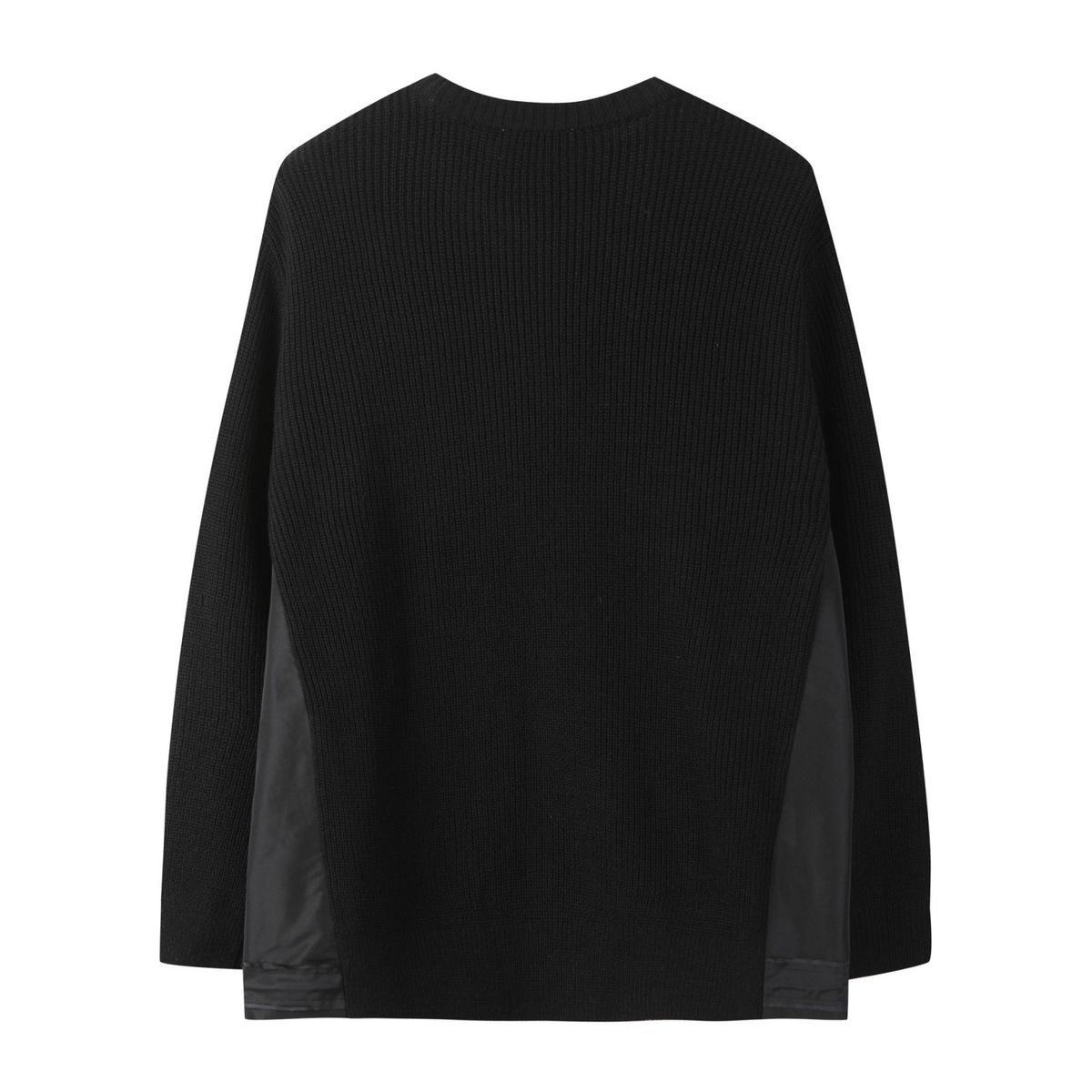 래코드(RECODE) Panel Mix Knit Top_RKWAA23602BKX