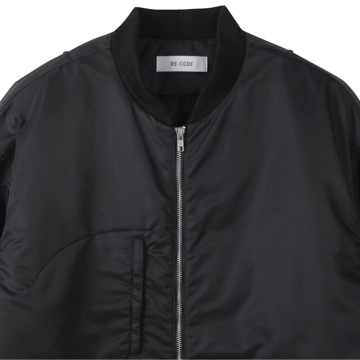래코드(RECODE) Pocket Detail Long Jumper_RKUAW23617BKX