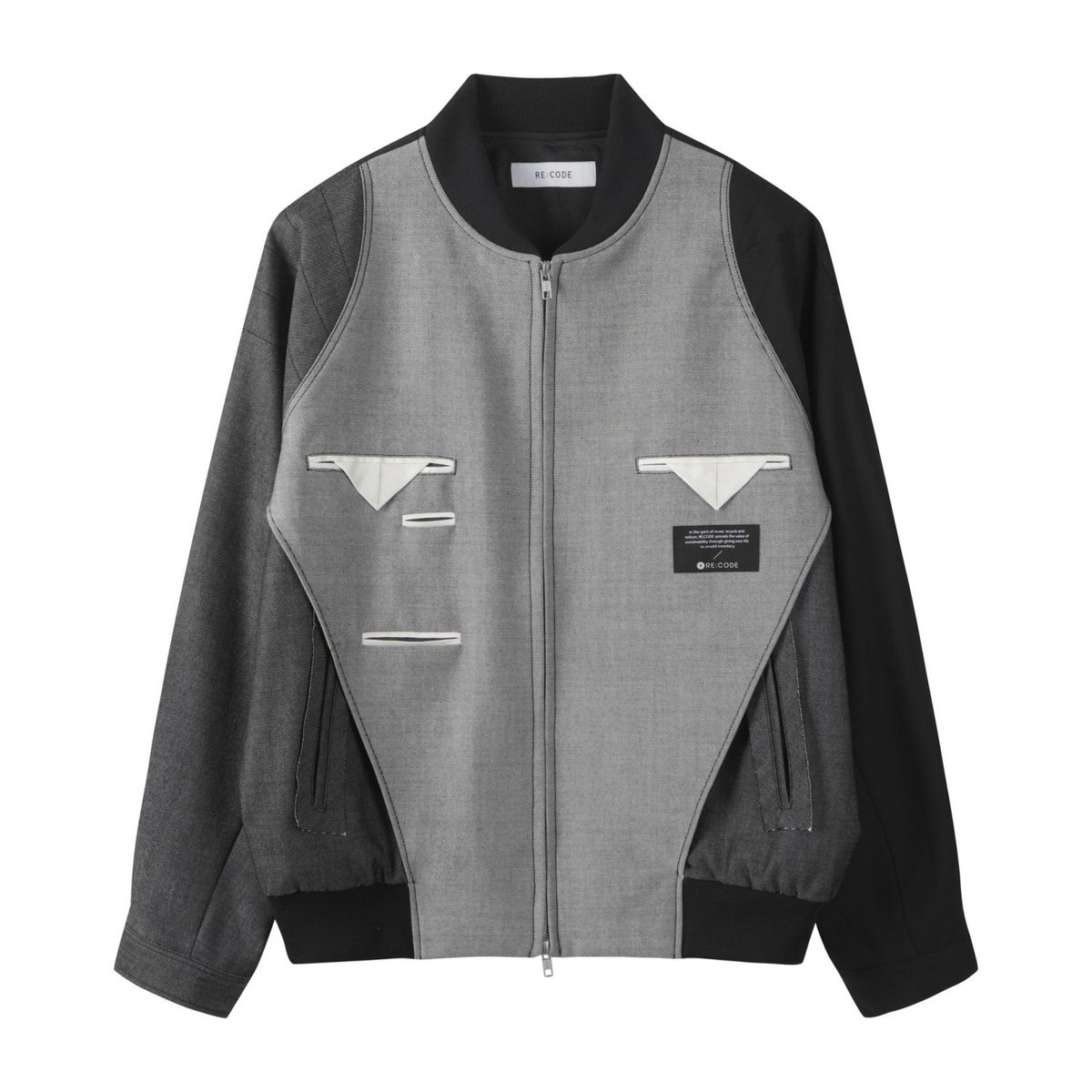 래코드(RECODE) Insideout Pocket Detail Jumper_RKUAW23613GYX