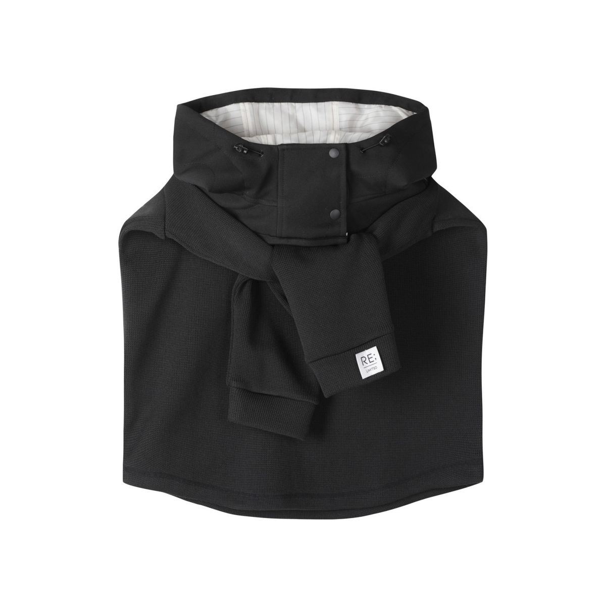 래코드(RECODE) Hoodie Mixed Bolero Cardigan_RYAAW23544BKX