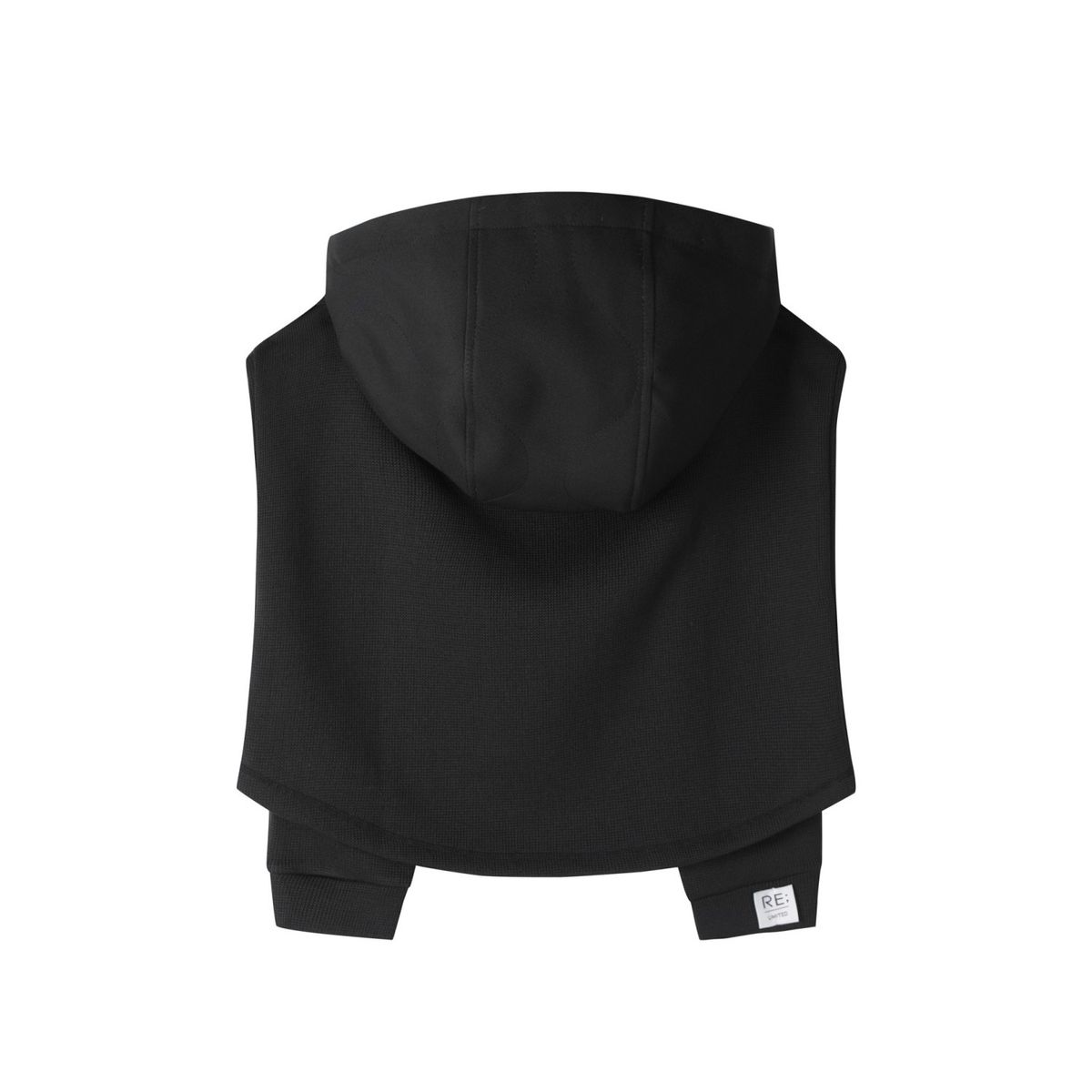래코드(RECODE) Hoodie Mixed Bolero Cardigan_RYAAW23544BKX