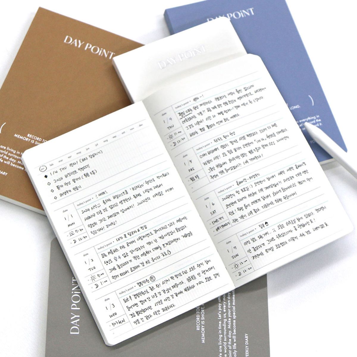 7321디자인(7321DESIGN) 데이포인트 위클리 다이어리 - 만년형