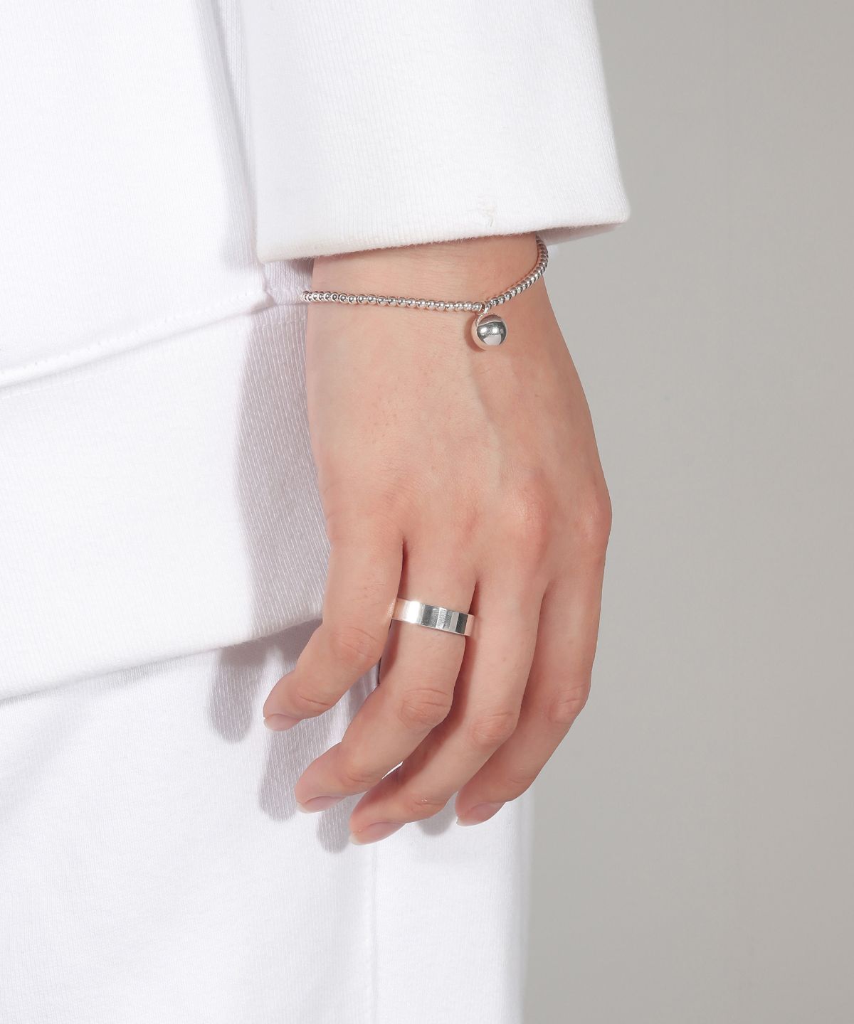 쿼르코어(QUARQOR) #7127 silver92.5 RING
