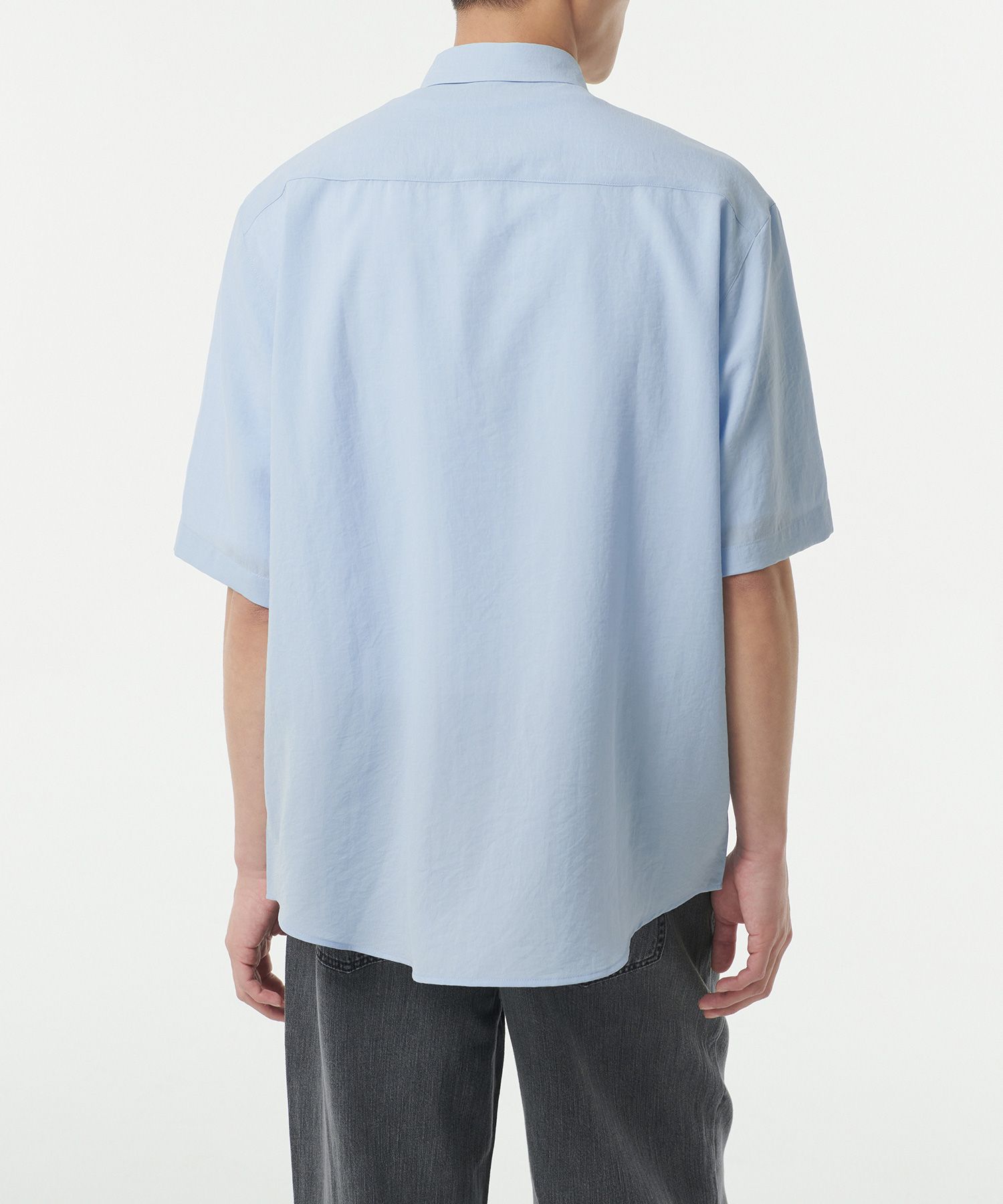 MUSINSA | MUSINSA STANDARD Relaxed Linen-Like Short Sleeve