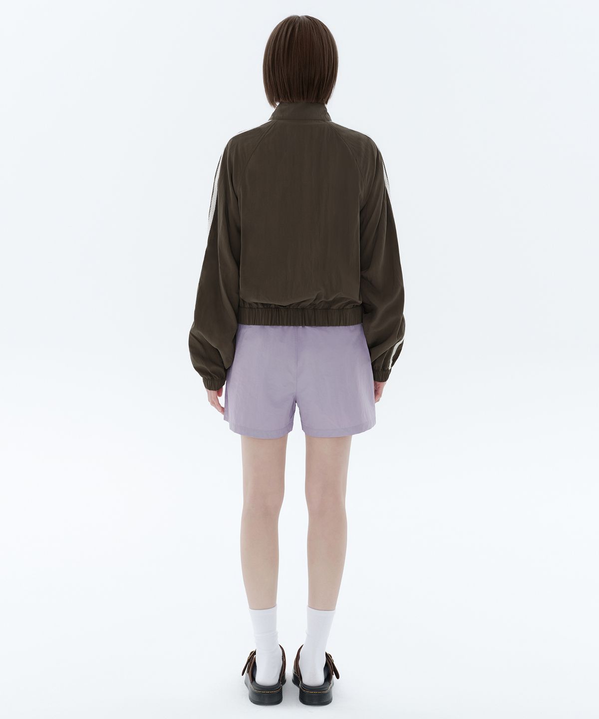 무신사 스탠다드 우먼(MUSINSA STANDARD WOMAN) 우먼즈 나일론 밴딩 쇼츠 [라벤더]