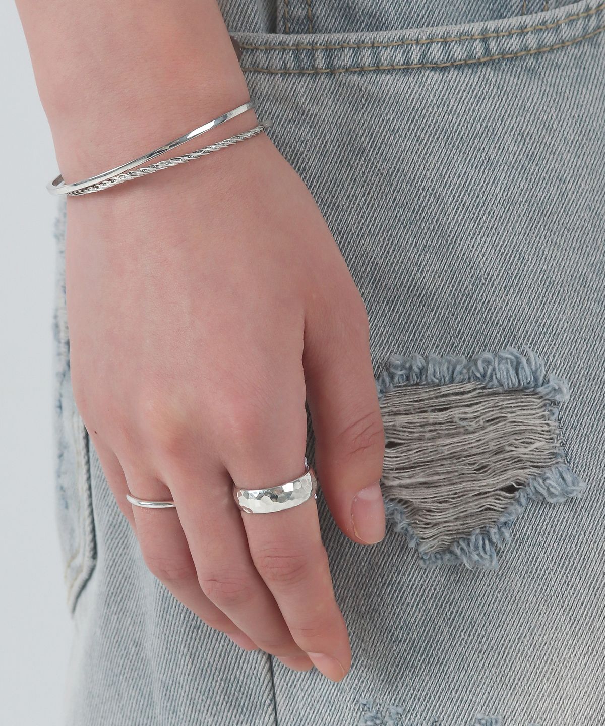 쿼르코어(QUARQOR) #7132 silver92.5 RING