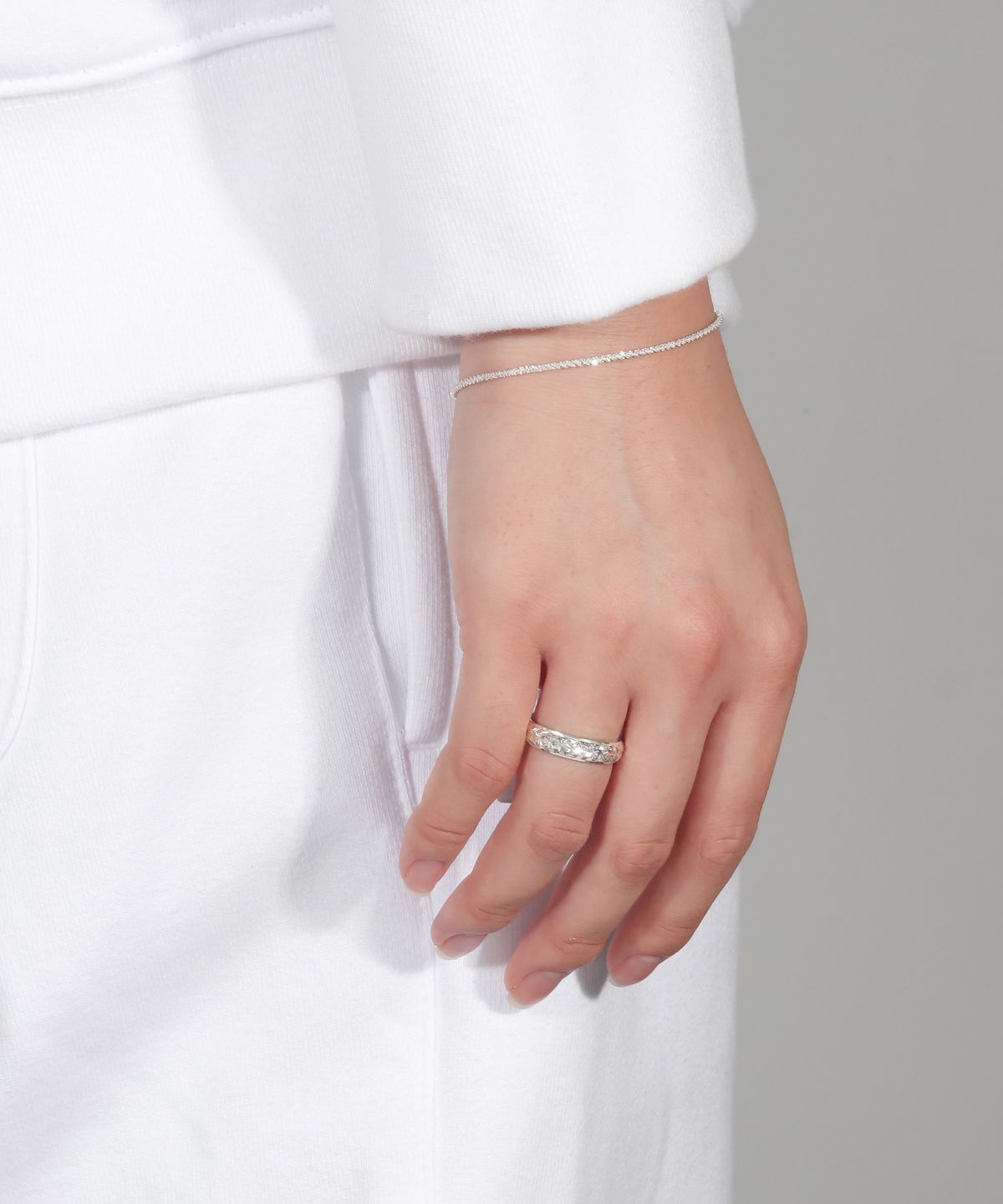 쿼르코어(QUARQOR) #7316 silver92.5 BRACELET