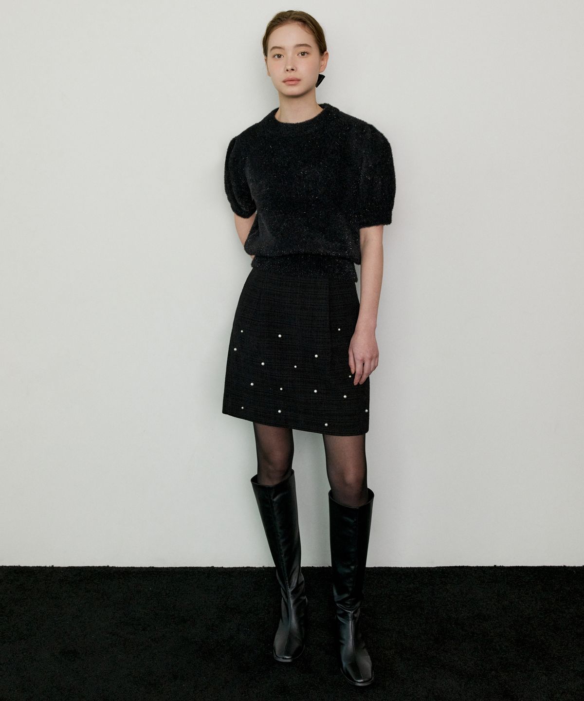 오떼뜨(OCTETTE) PEARL VOLUM KNIT_2COLOR