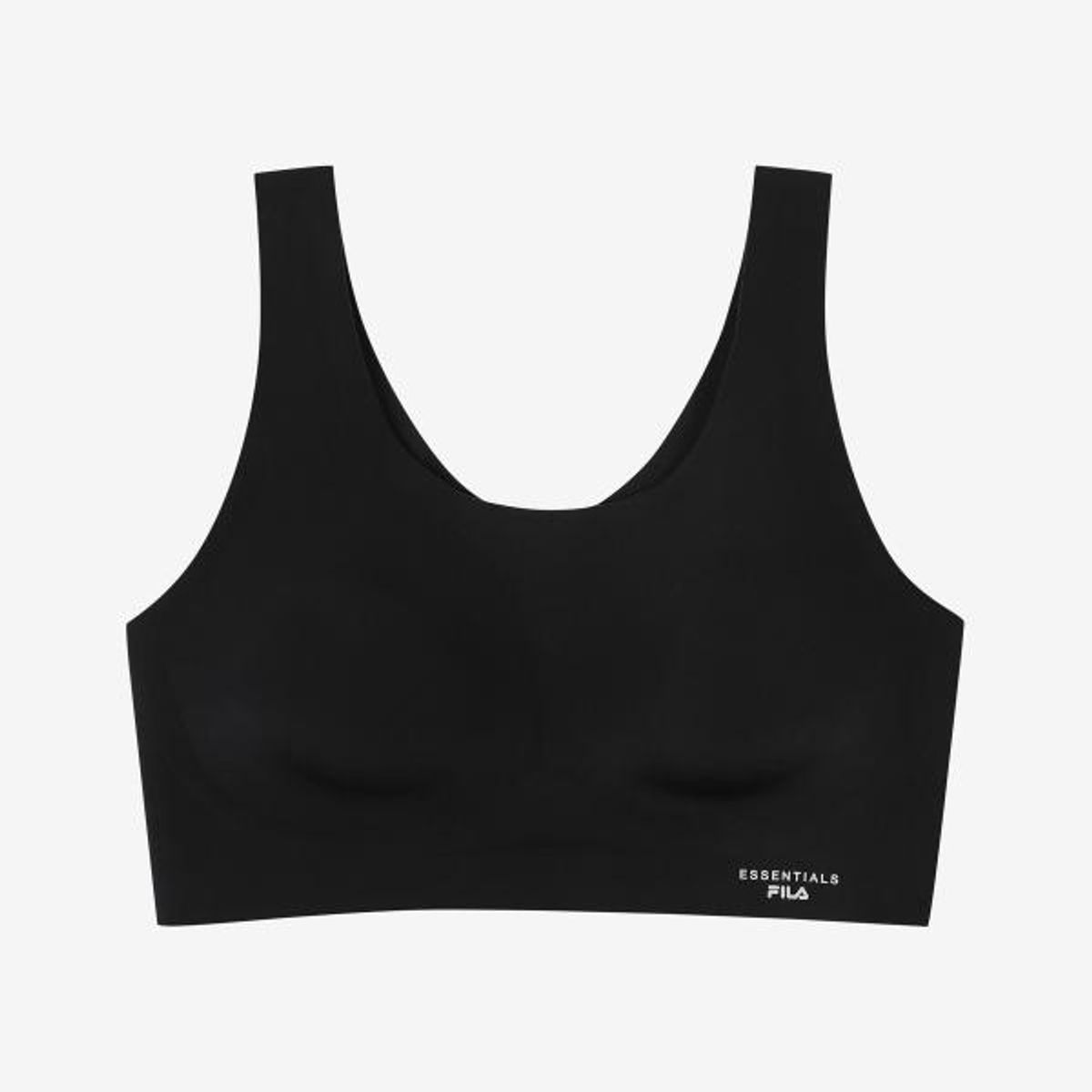 휠라언더웨어(FILA UNDERWEAR) 에센셜 몰드부착형 브라탑(FI4ITG9041FBLK)