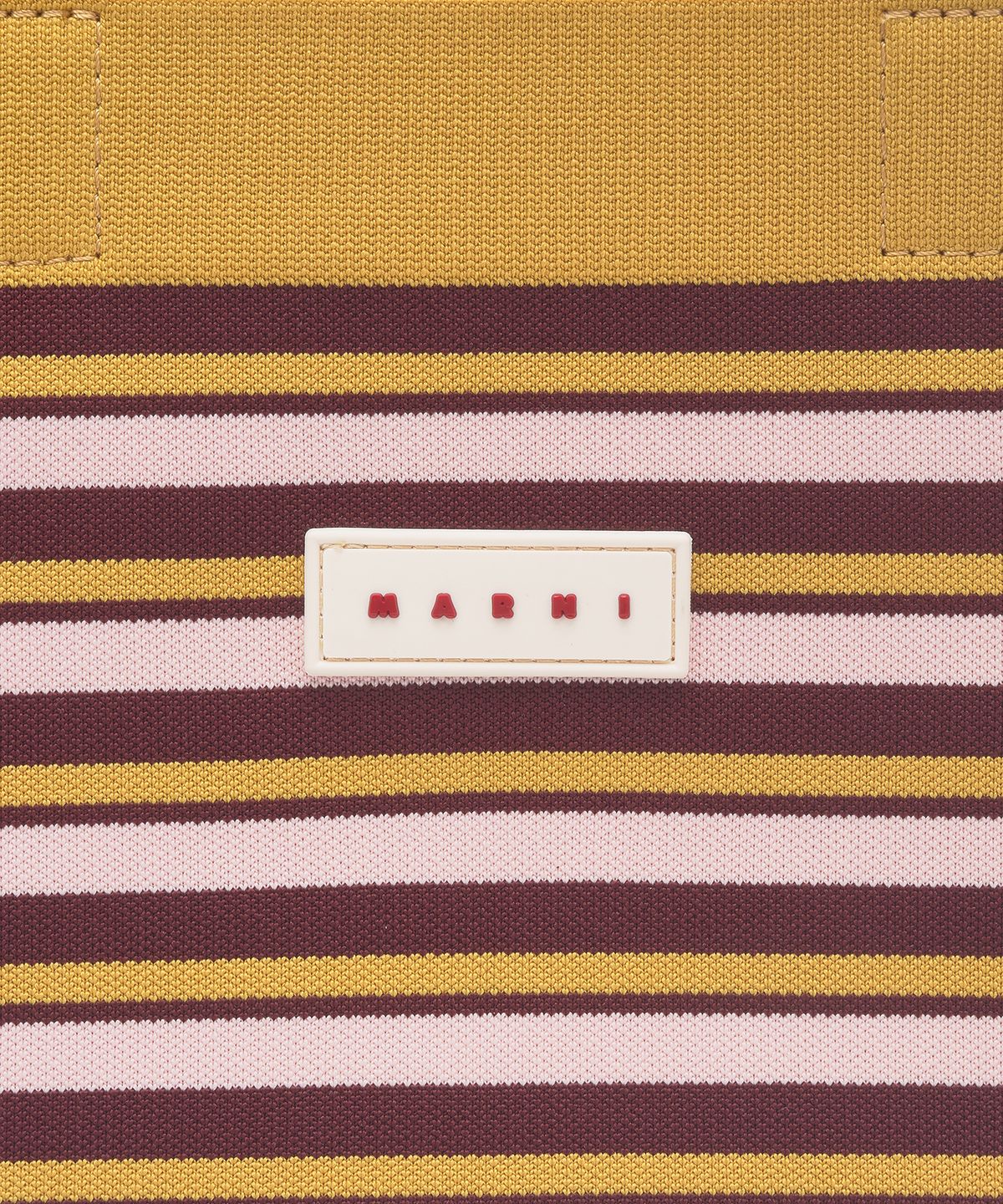 마르니(MARNI) 스트라이프 자카드 니트 쇼퍼백 - 멀티컬러 / SHMP0083Q1P6485ZO729