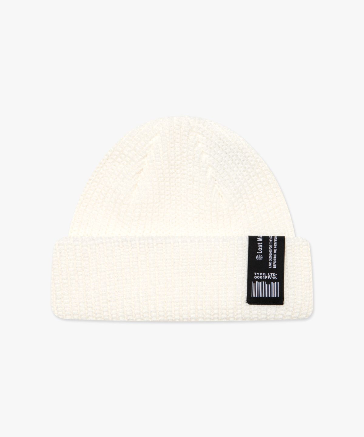 엘엠씨(LMC) LABEL SHORT BEANIE ivory
