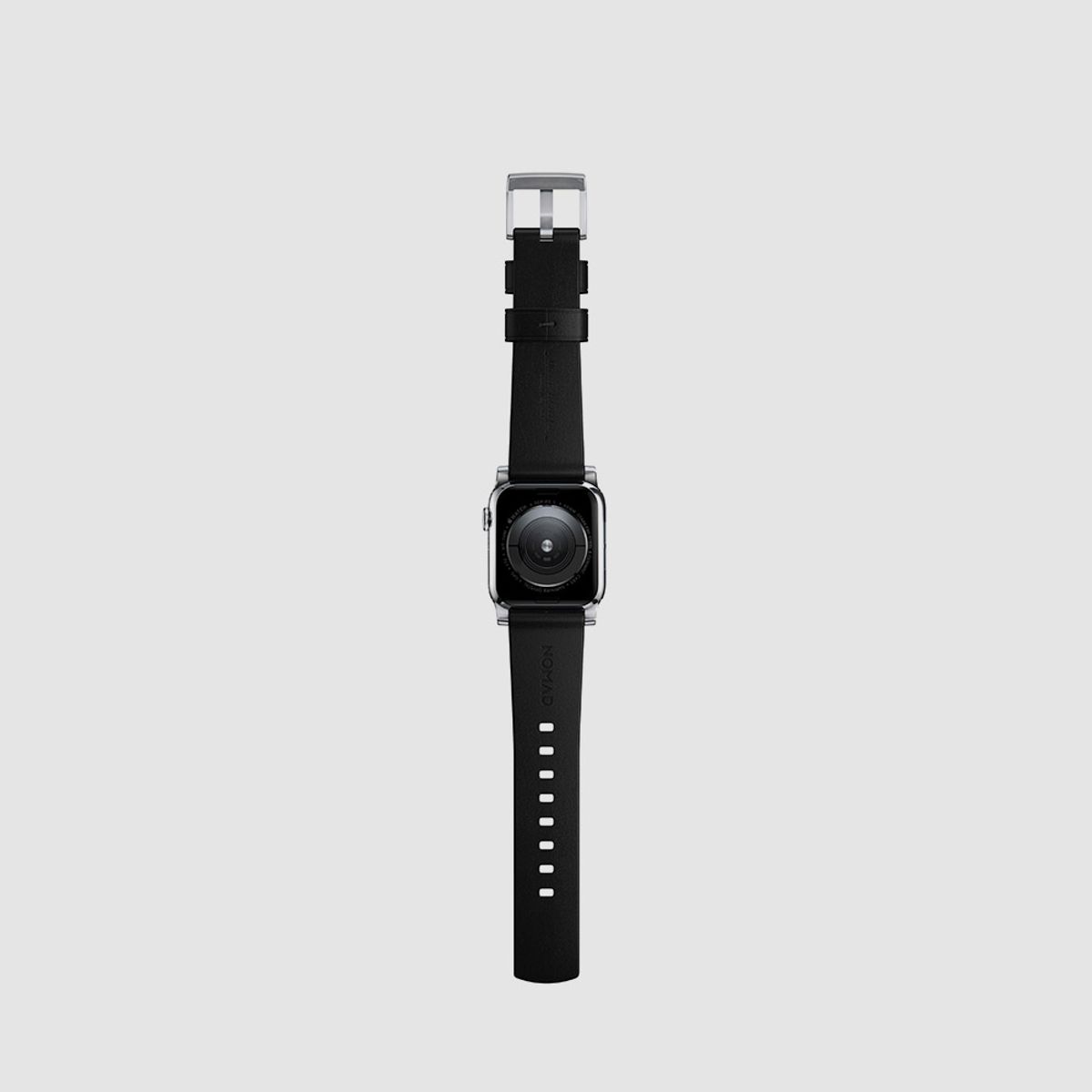 노마드(NOMAD) 애플 워치 호윈 가죽 밴드 - 모던 블랙 - 실버 버클 / 44 45 49mm 울트라