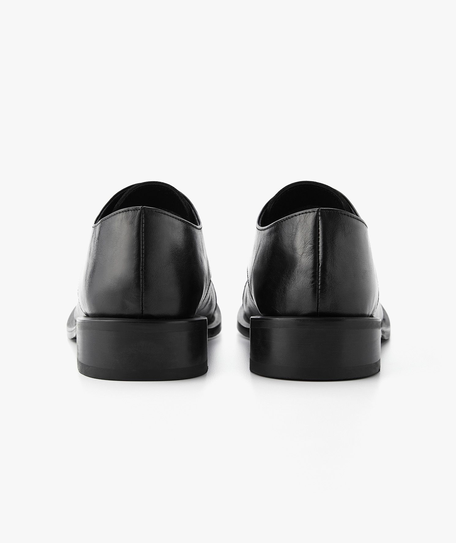 MUSINSA | SUARE Slapstick Derby Shoes Black