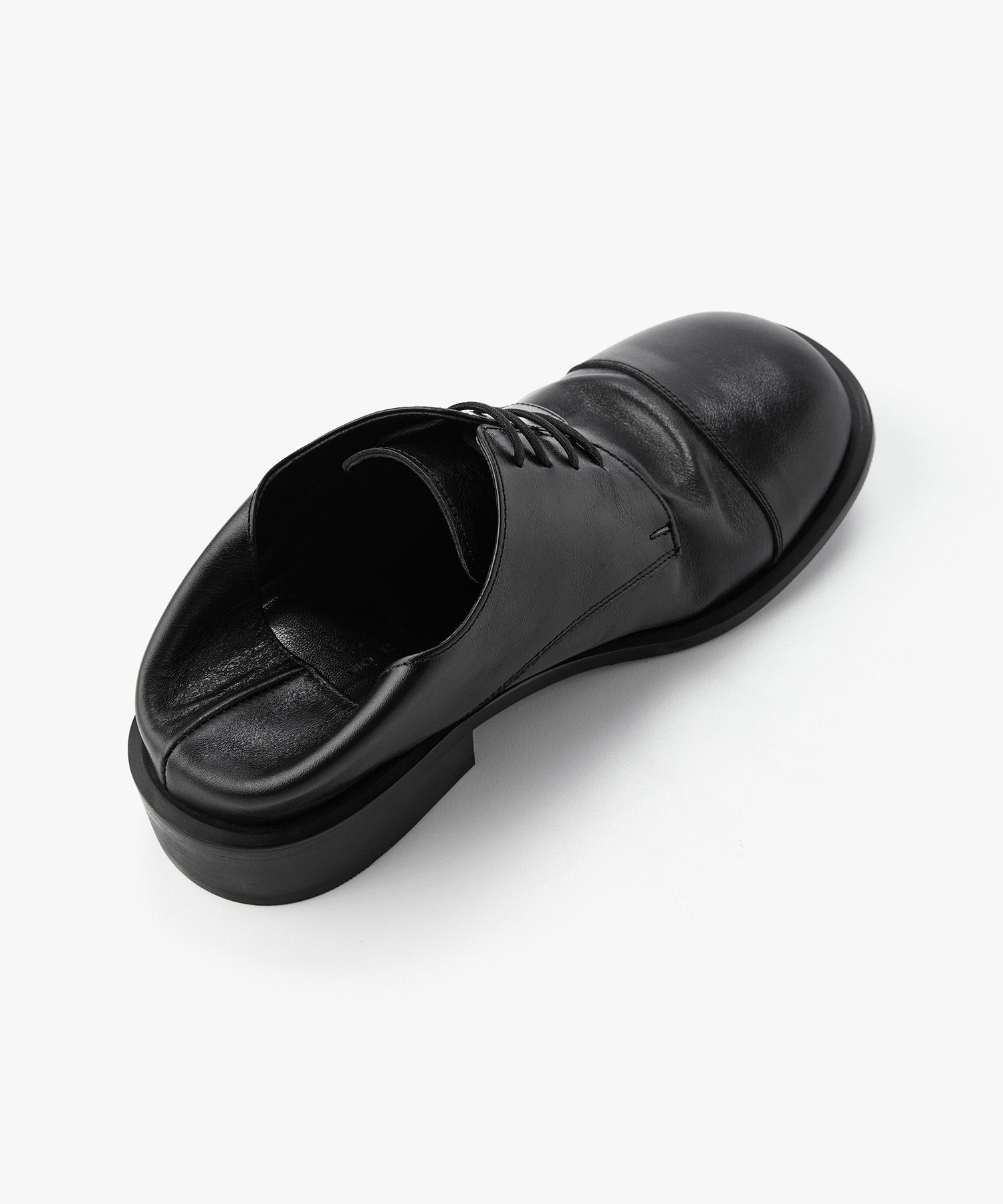 MUSINSA | SUARE Slapstick Derby Shoes Black