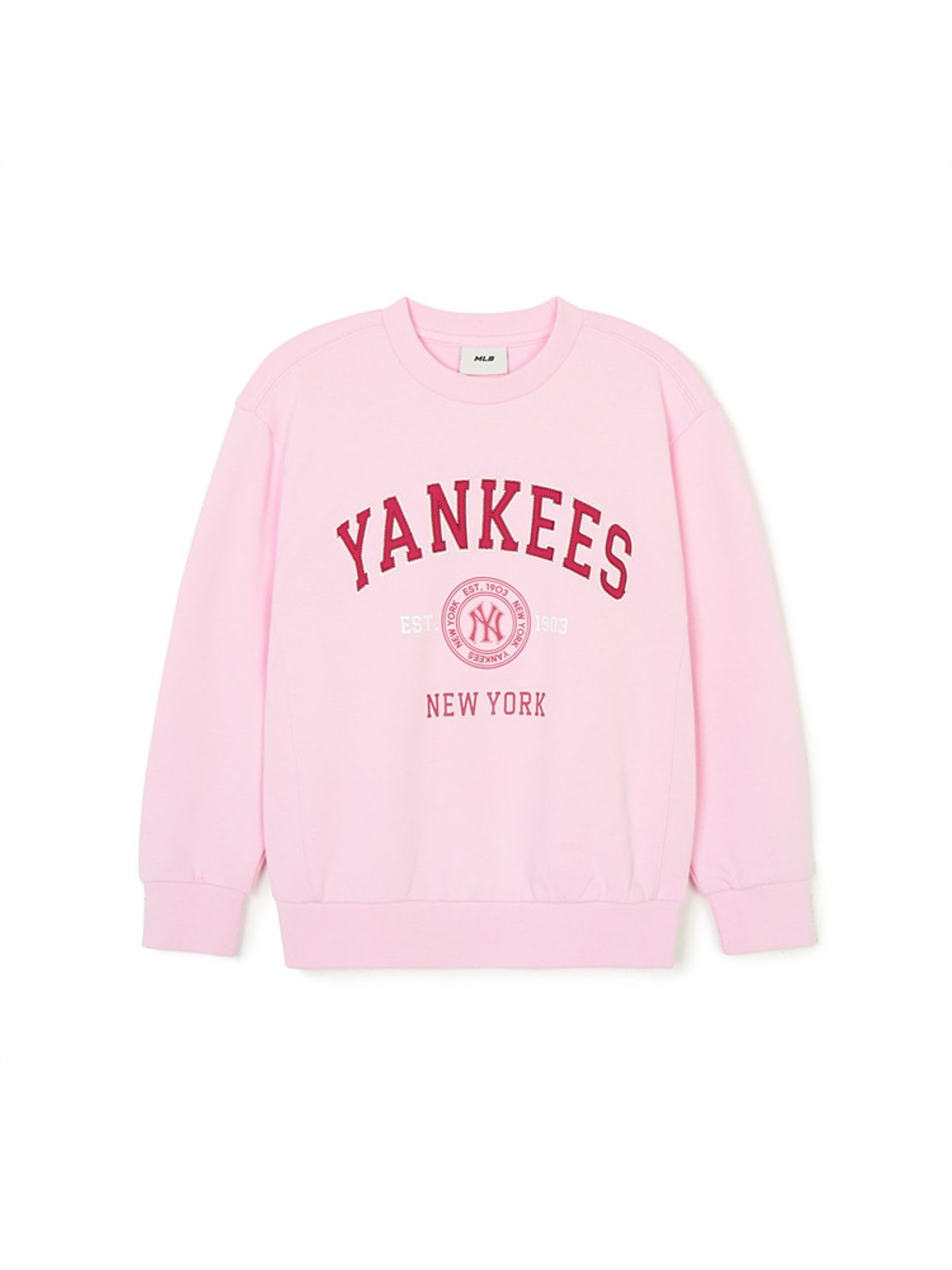 엠엘비 키즈(MLB KIDS) 바시티 맨투맨 NY (Ptn.Pink)