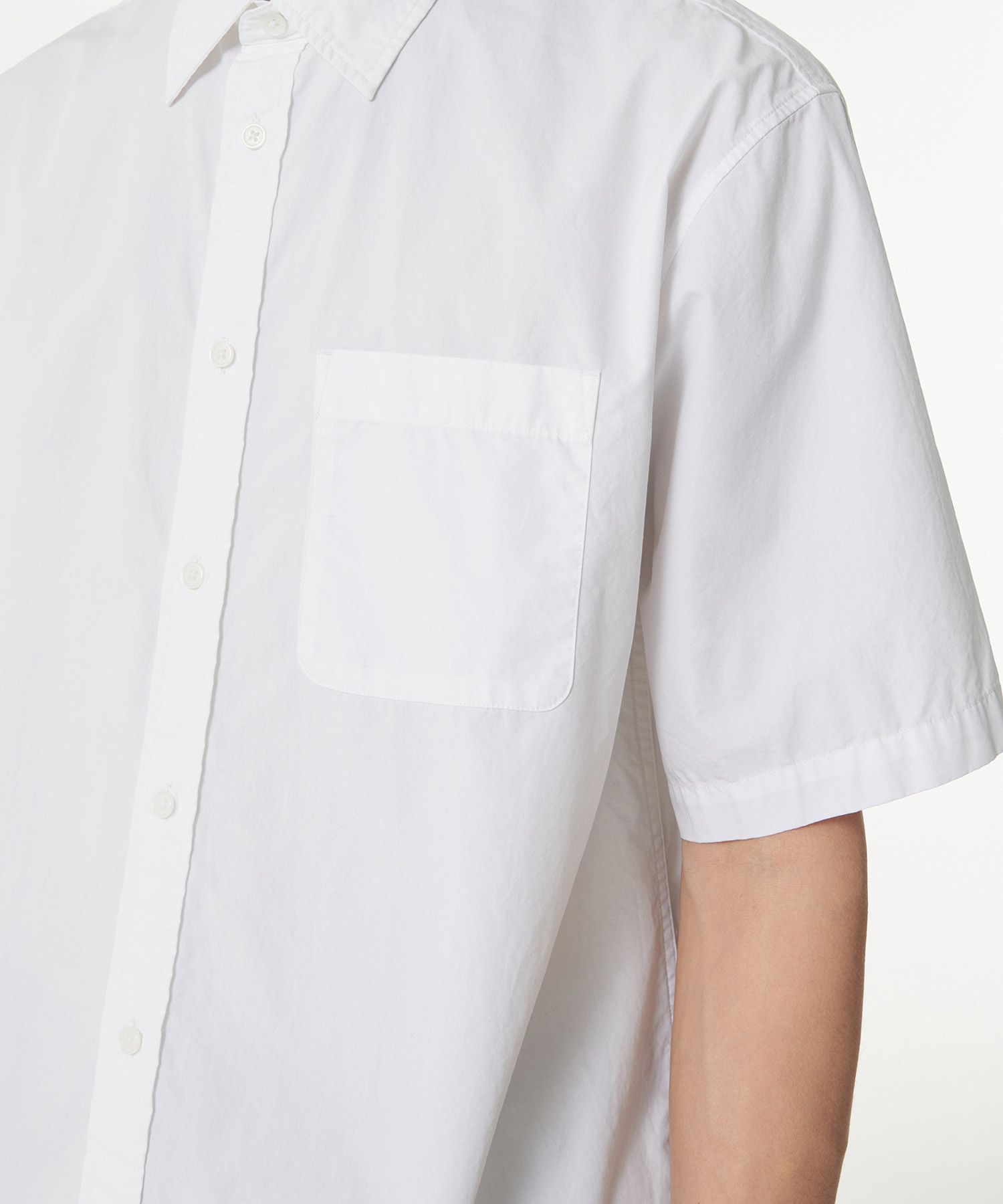 ★MUSINSA STANDARD★ Relaxed soft poplin shirt white MMESH10 MUSINSA | MUSINSA STANDARD Relaxed Washed Poplin Short