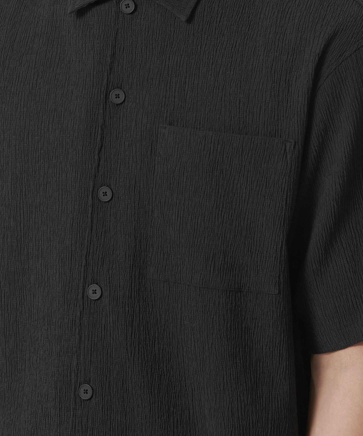 ★MUSINSA STANDARD★ Crinkle Relaxed Short Sleeve Shirt Gray MUSINSA | MUSINSA STANDARD Crinkle Relaxed Short Sleeve