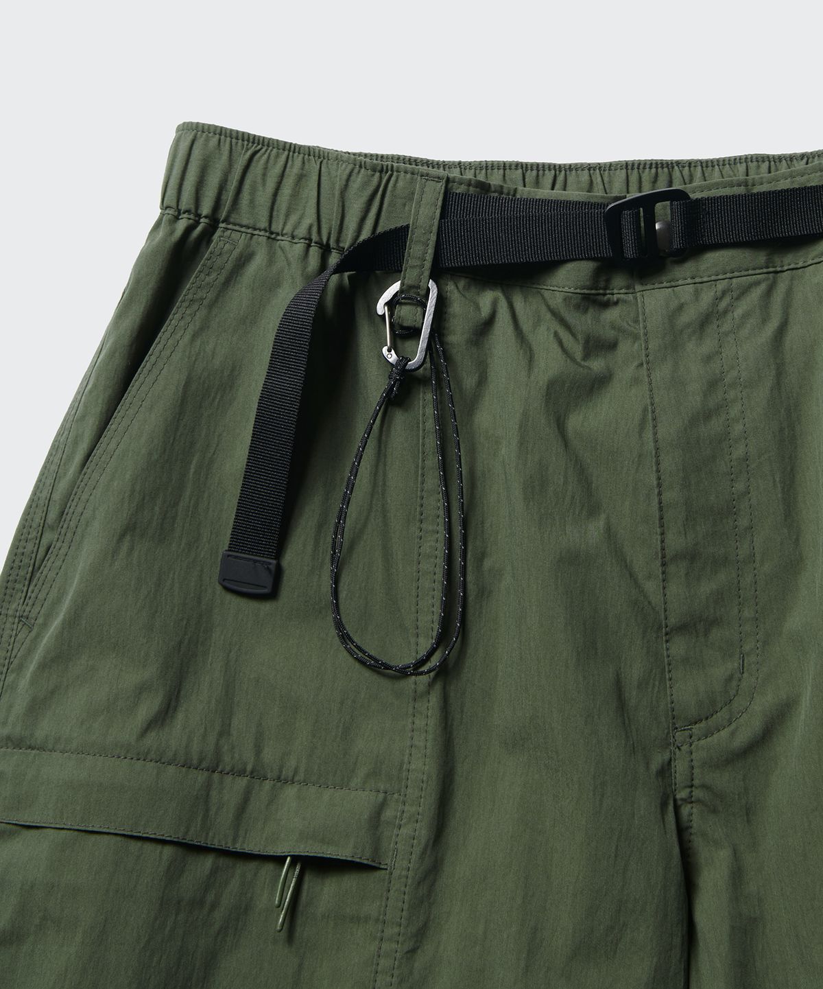 무신사 스탠다드(MUSINSA STANDARD) [시티 레저] CN 벨티드 유틸리티 쇼츠 [카키]