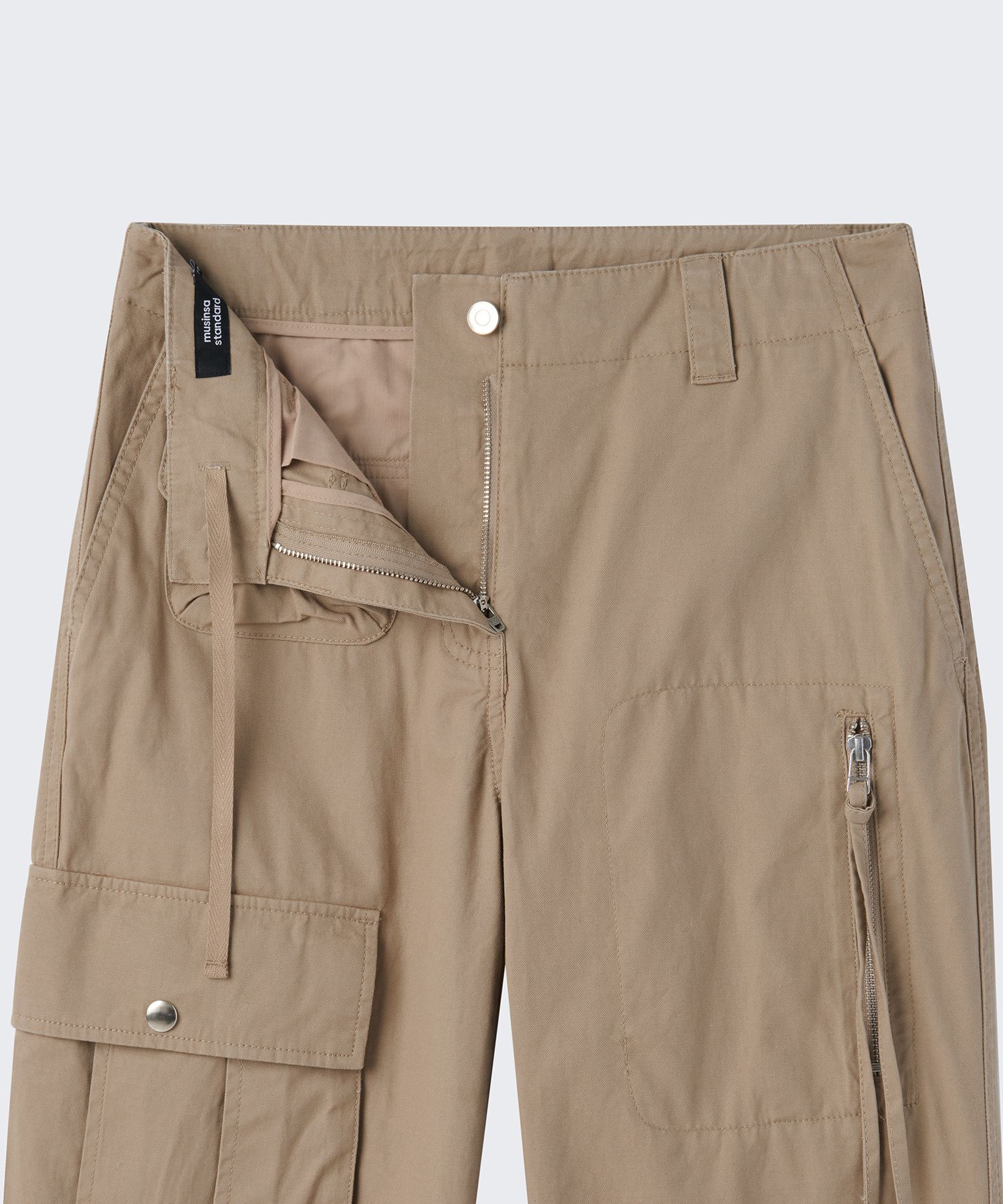 ★MUSINSA STANDARD★ One Tuck Cargo Bermuda Pants Beige MMEP MUSINSA | MUSINSA STANDARD One Tuck Cargo Bermuda Pants [Khaki]