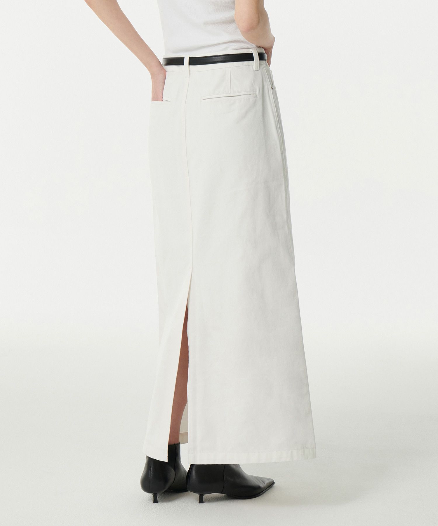 スカート musinsastandardwoman Women's CP Maxi Skirt White MWDKS102-WH MUSINSA | MUSINSA STANDARD WOMAN Women's CP Maxi Skirt [White]