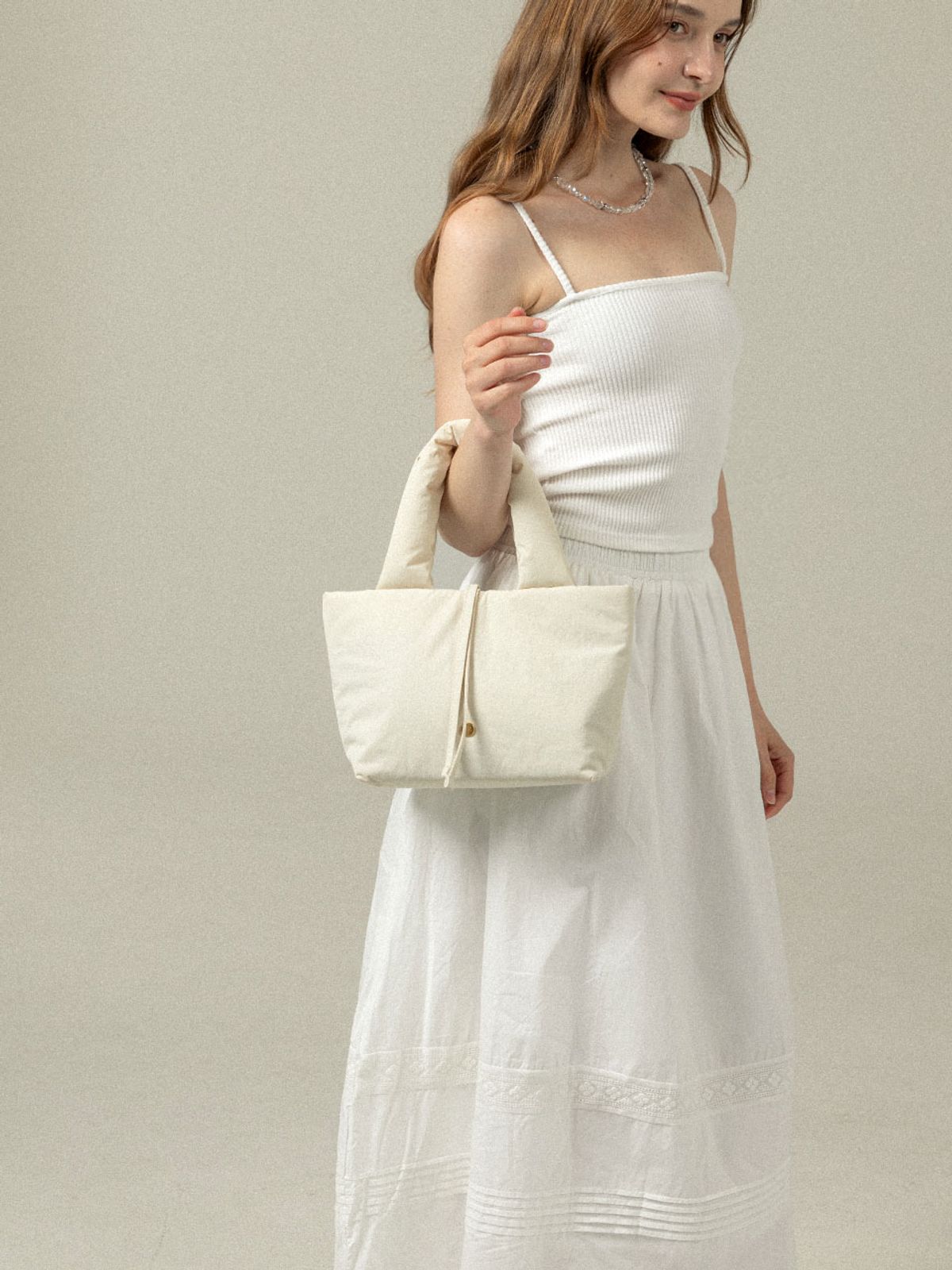 유센디(USEND) Mellow Padding Bag _아이보리