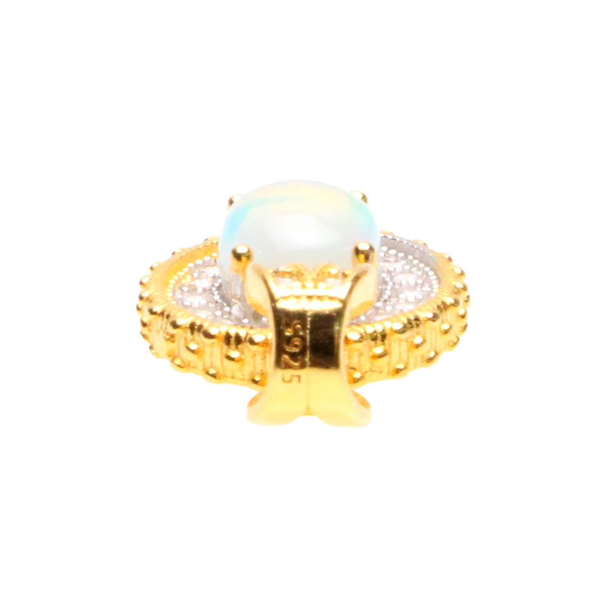 비엔베투(Bien Vetu) 6x8 mm 오팔 파베셋팅 팬던트 925실버