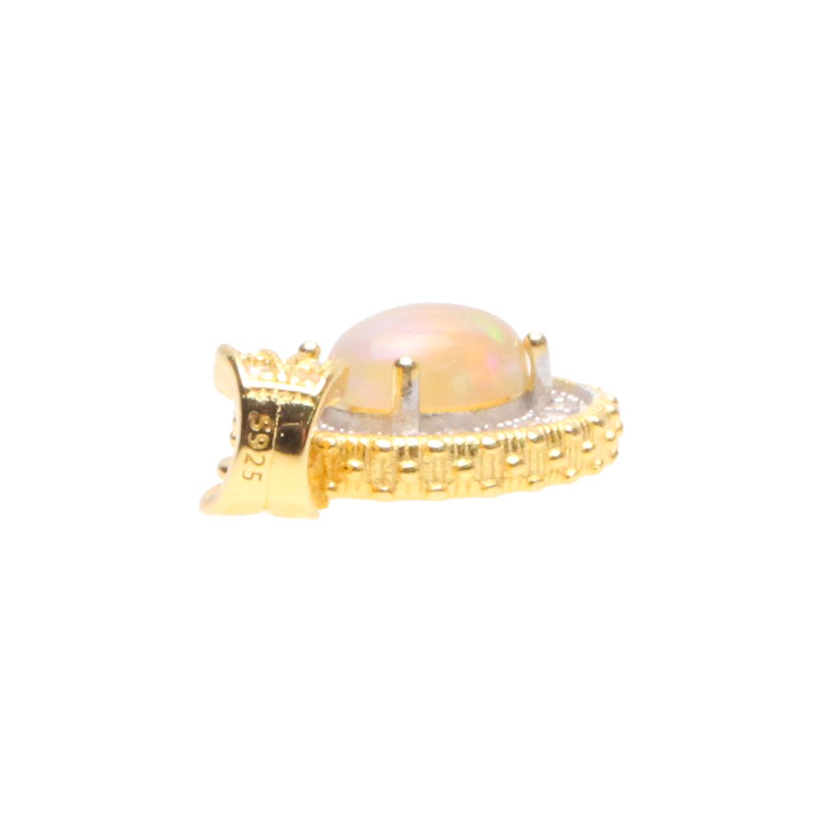 비엔베투(Bien Vetu) 6x8 mm 오팔 파베셋팅 팬던트 925실버