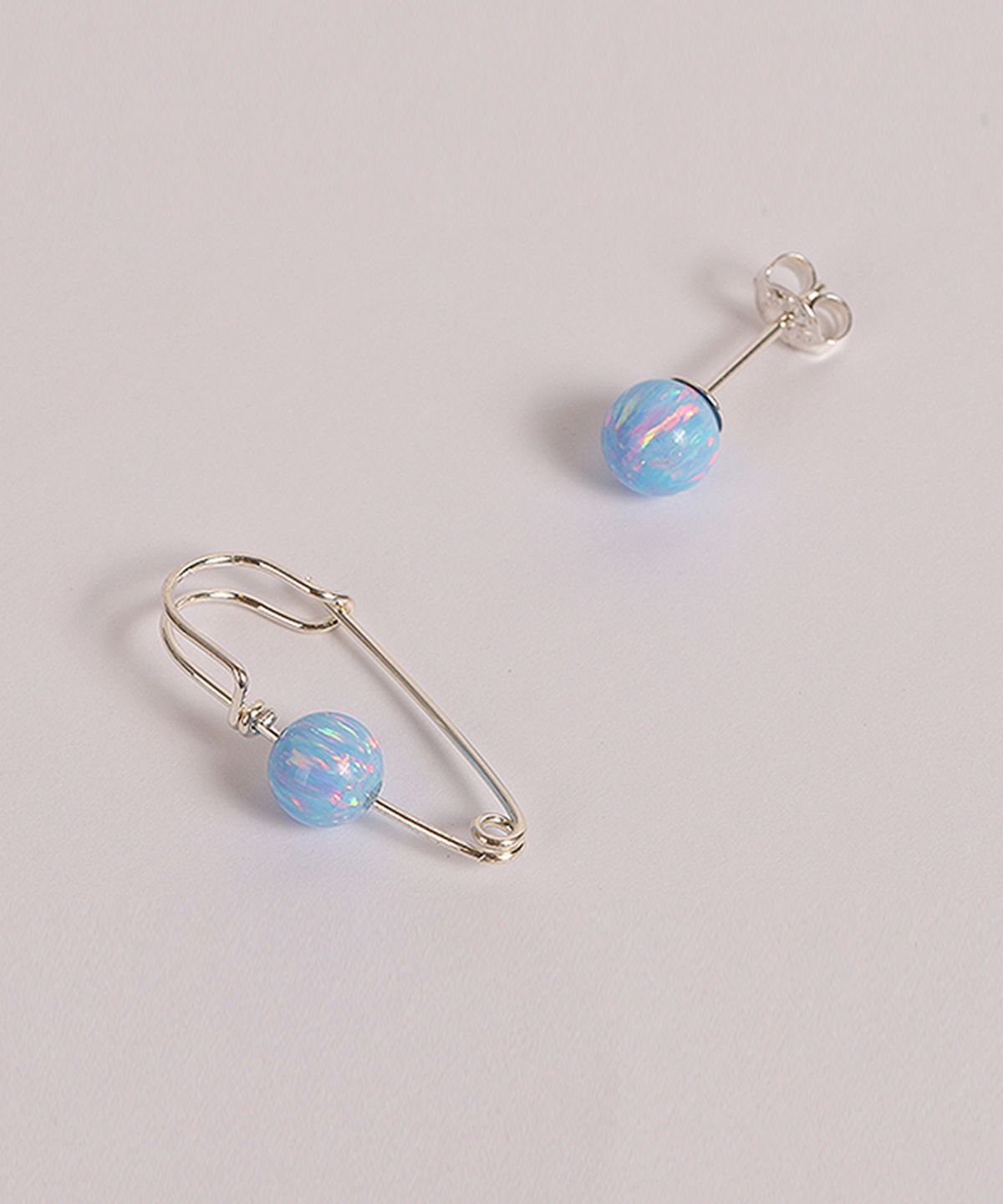 누아보(NUAVO) Opal clip earring