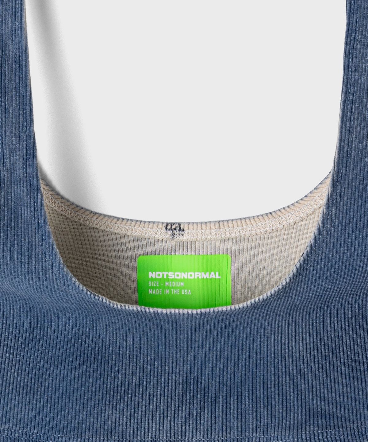 낫소노멀(NOT SO NORMAL) (W) 마이크로 탱크 탑 리브 네이비 MICRO TANK TOP RIB NAVY