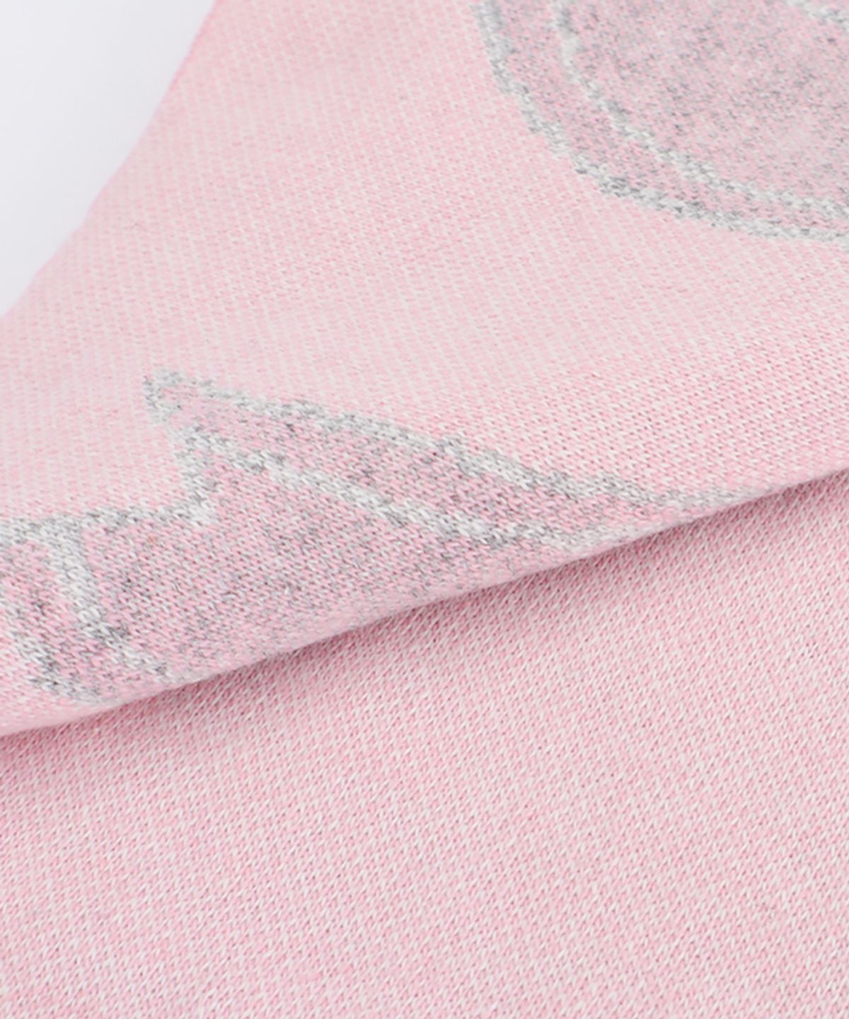 론론(RONRON) BIG RIBBON MUFFLER LIGHT GREY