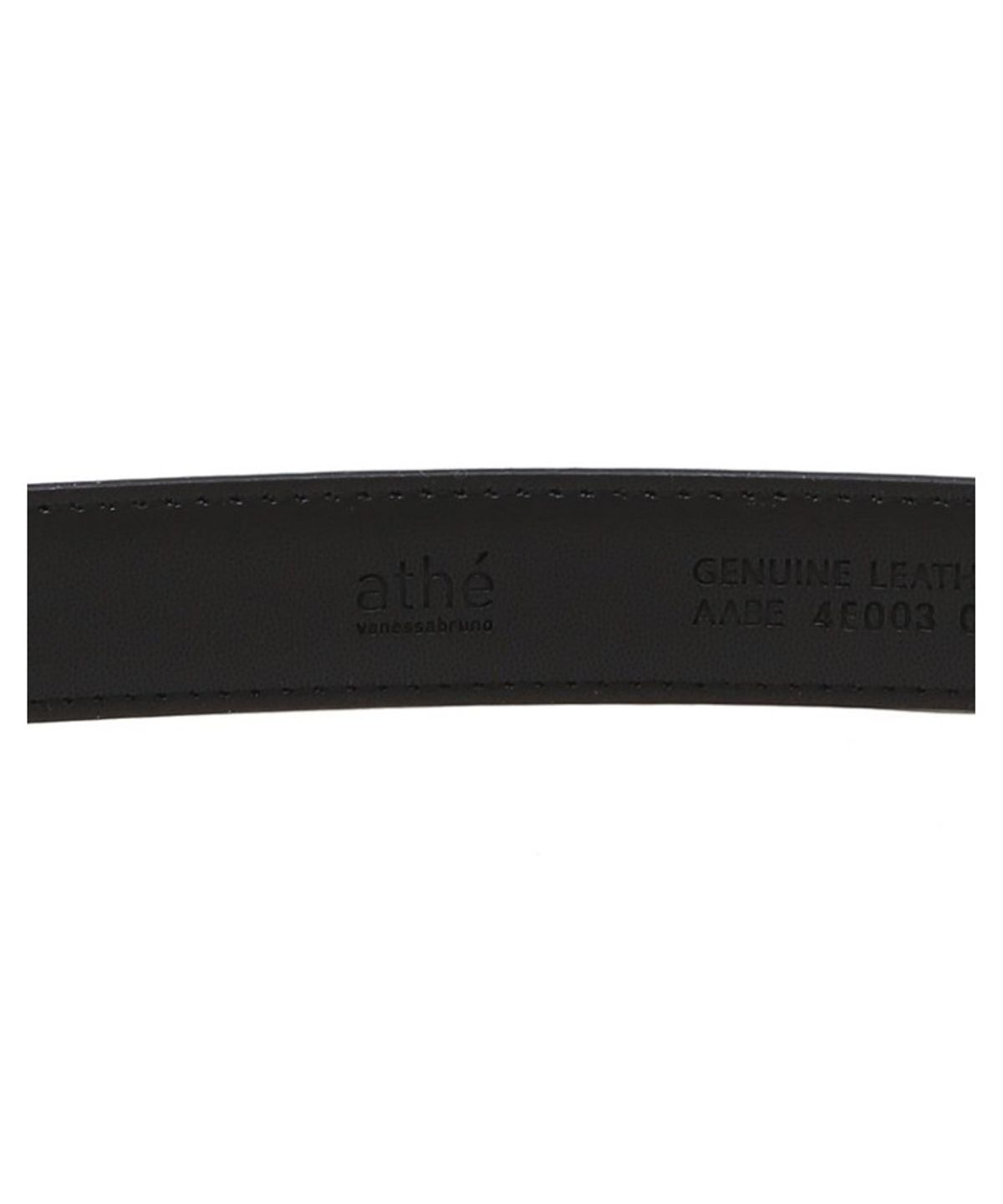 아떼 바네사브루노(ATHE VANESSABRUNO) 25MM 브라운 무광 레더 더블에이 벨트 (골드) AABE6F003W2
