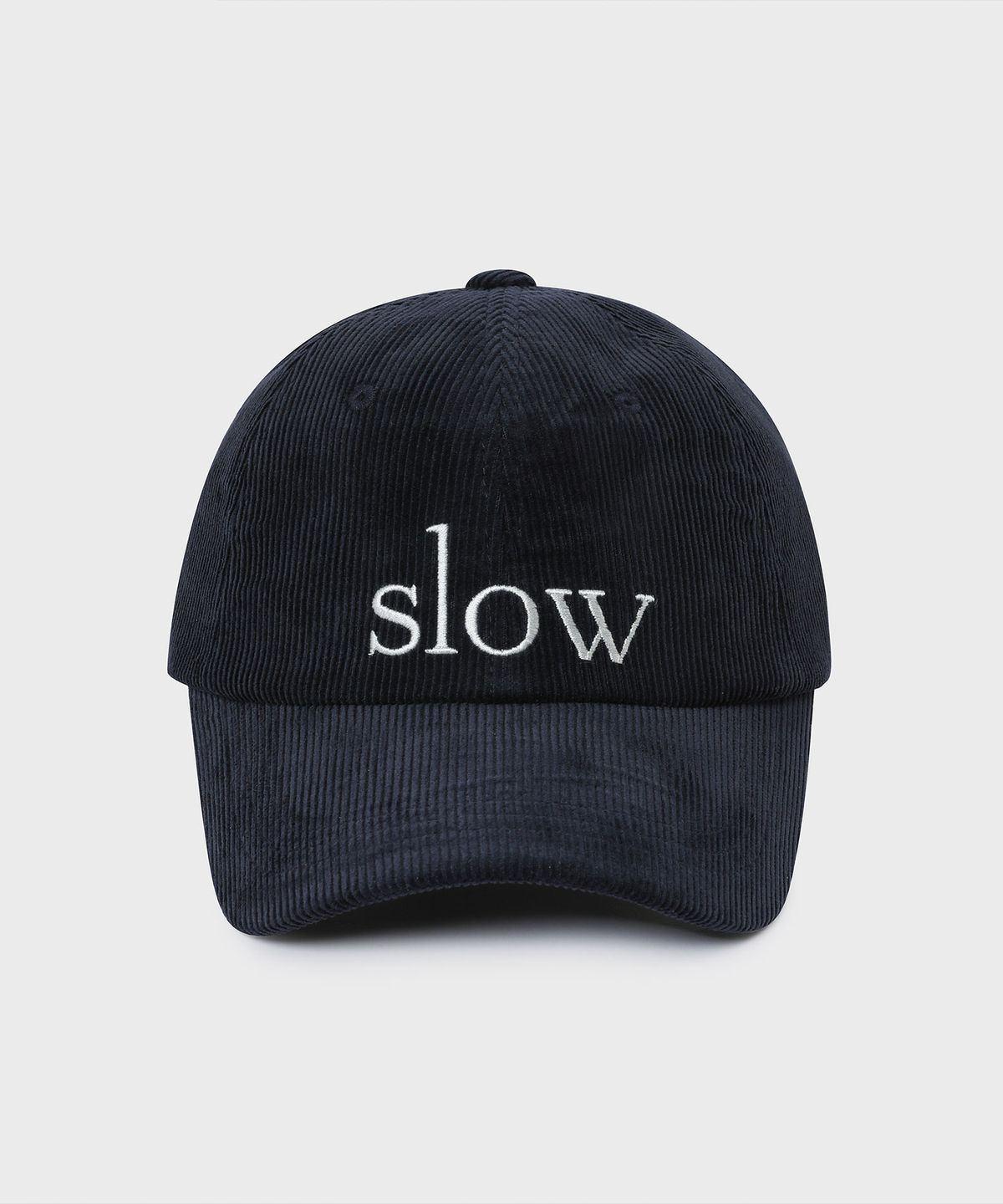슬로우 레코드 하우스(SLOW RECORD HOUSE) 슬로우 코듀로이 볼캡_네이비